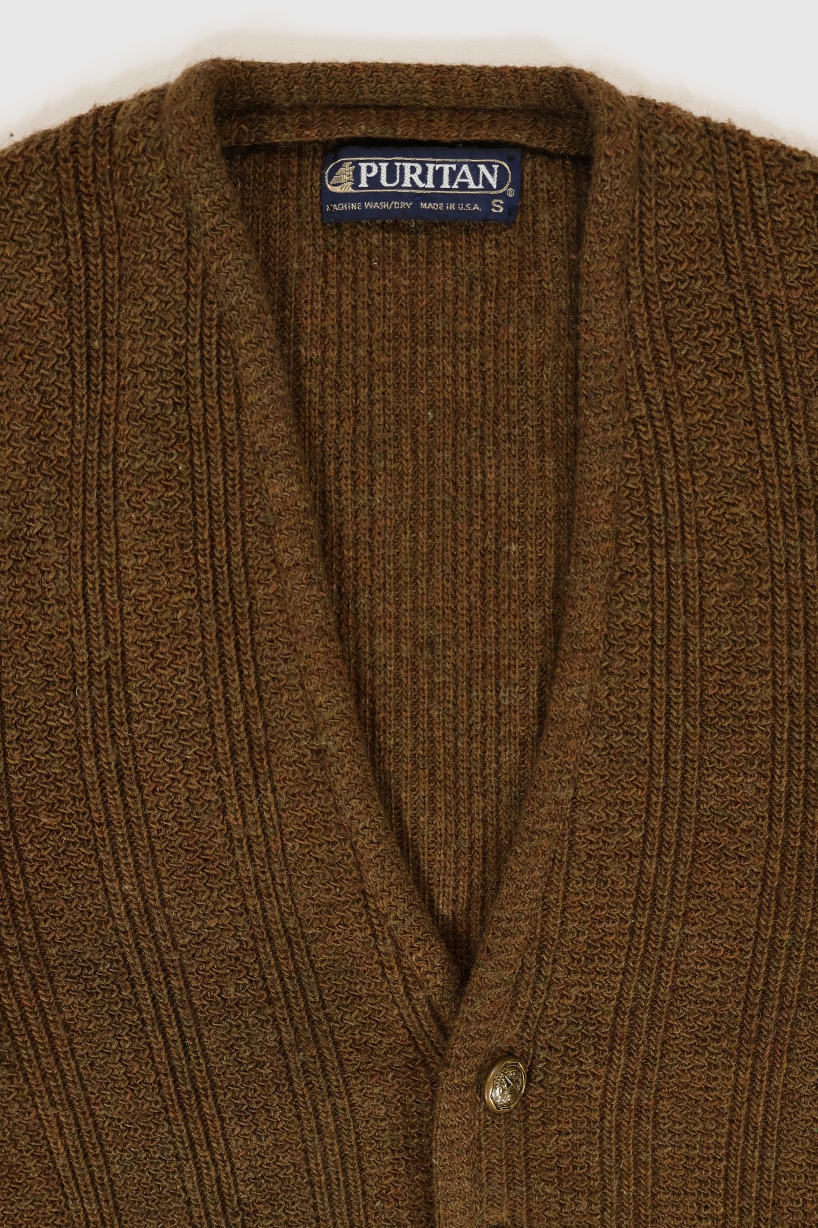 Vintage Knit Cardigan Sweater Image 2