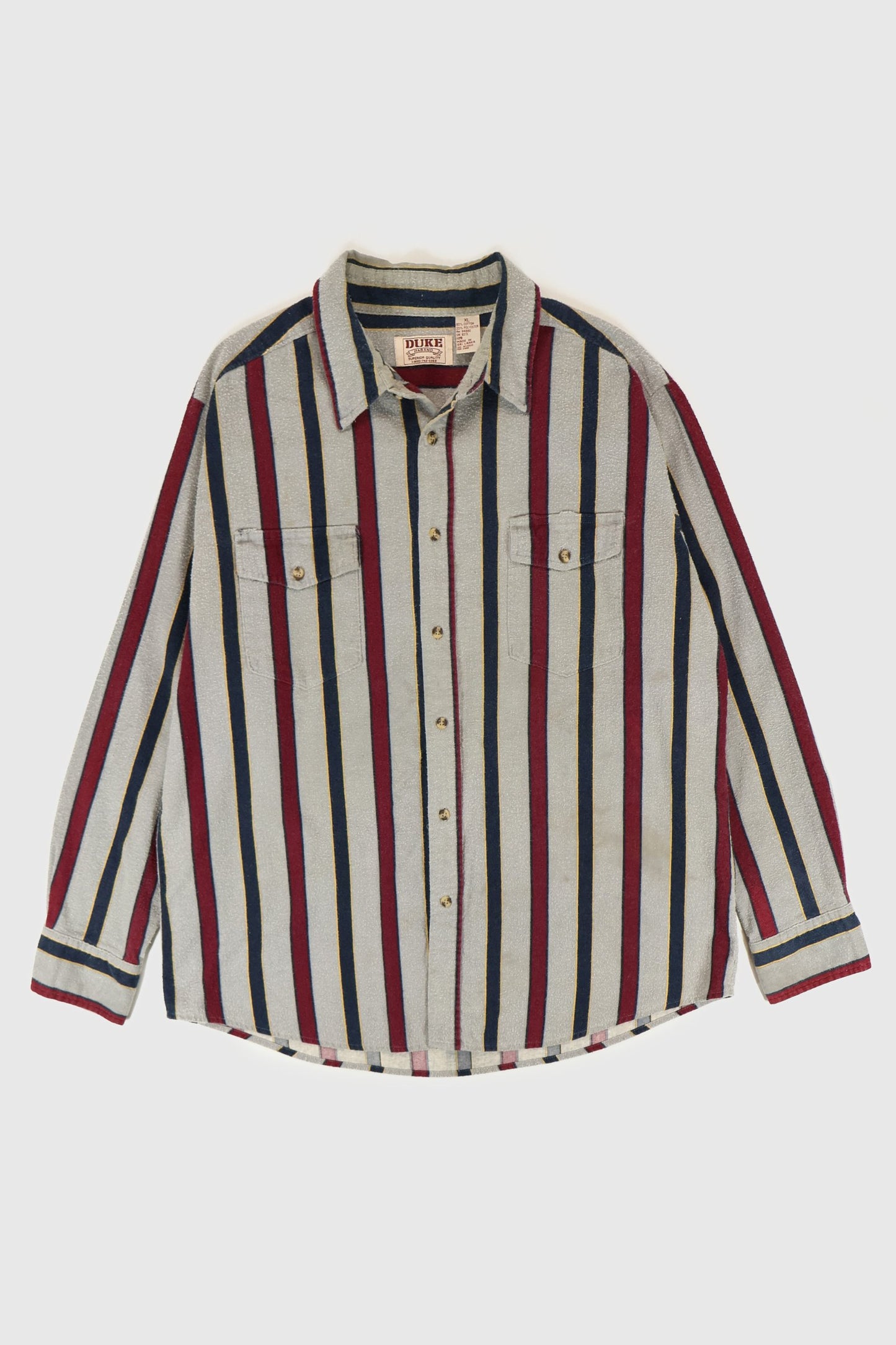 Vintage Striped Button-Down Shirt Image 0