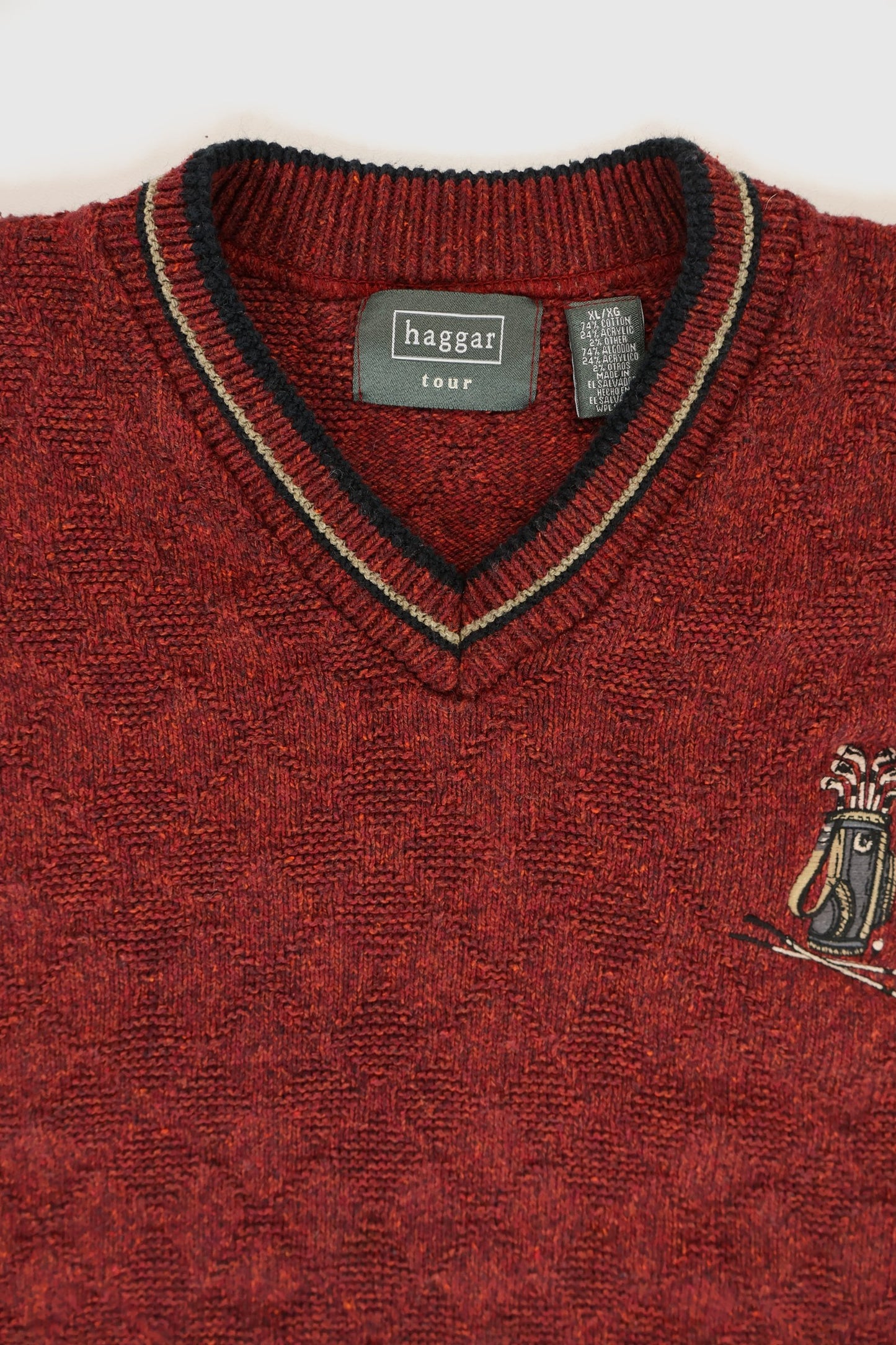 Vintage Golf Bag Sweater Image 2
