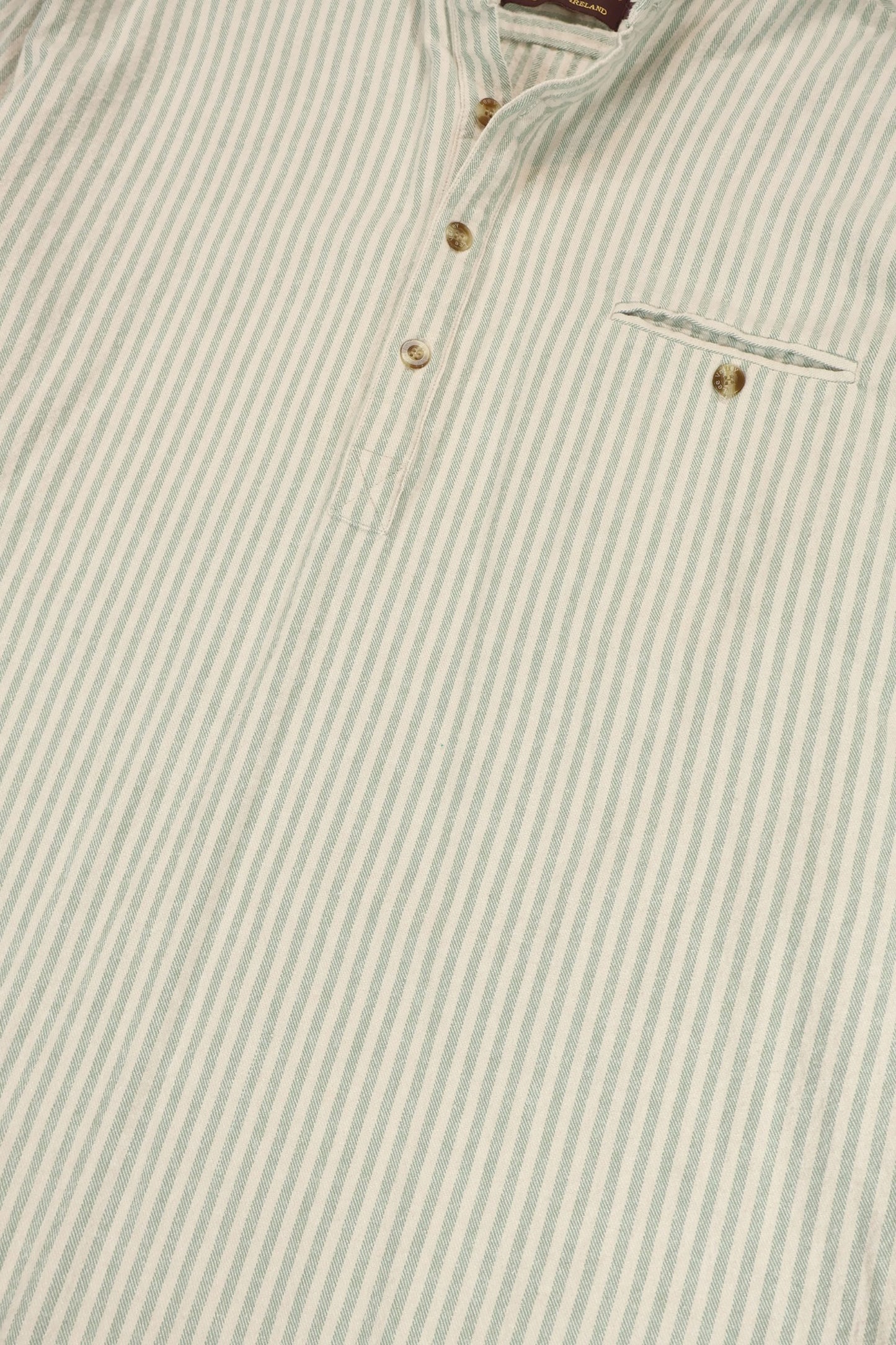 Vintage Heavyweight Striped Button-Down Shirt Image 3