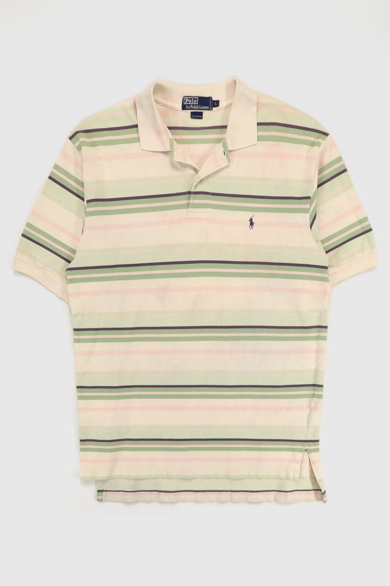 Reworked Ralph Lauren Striped Polo