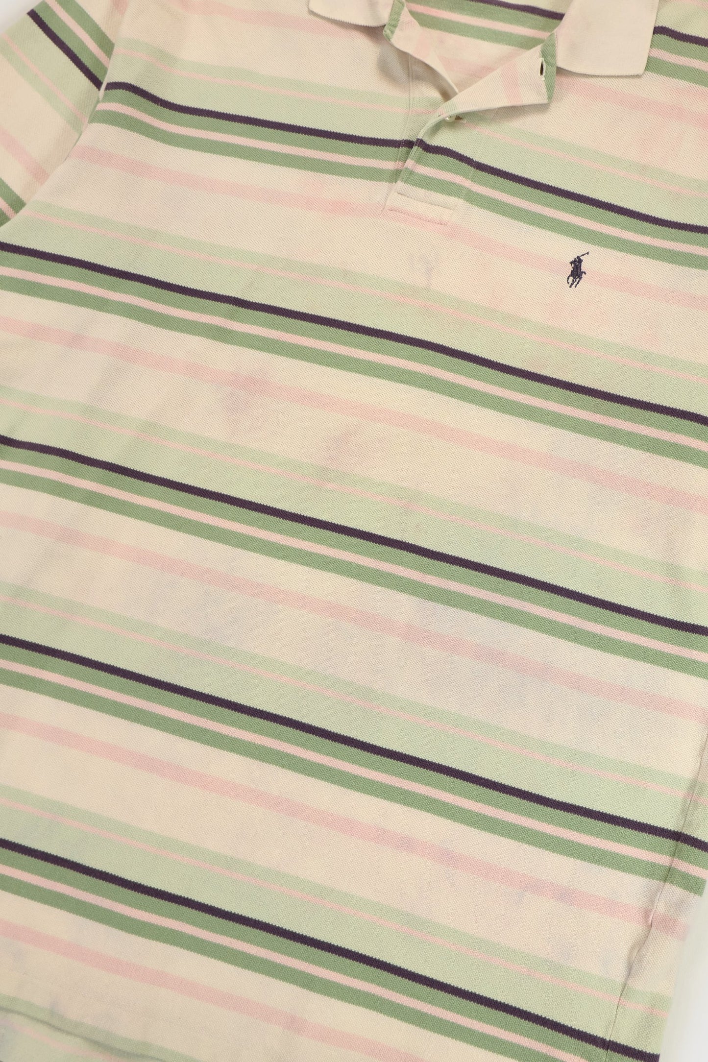 Reworked Ralph Lauren Striped Polo Image 4