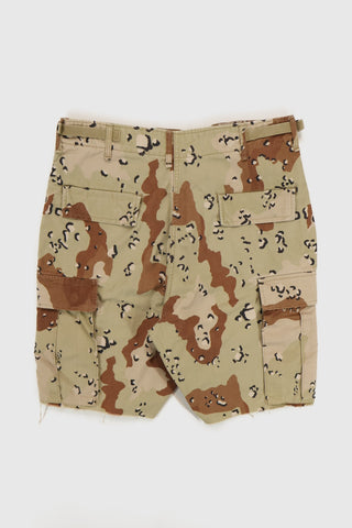 Vintage Cutoff Camo Cargo Shorts 01