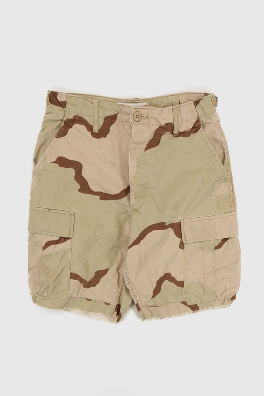 Vintage Cutoff Camo Cargo Shorts 02 Image 0