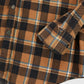 Vintage Brown Plaid Button-Down Shirt Image 3