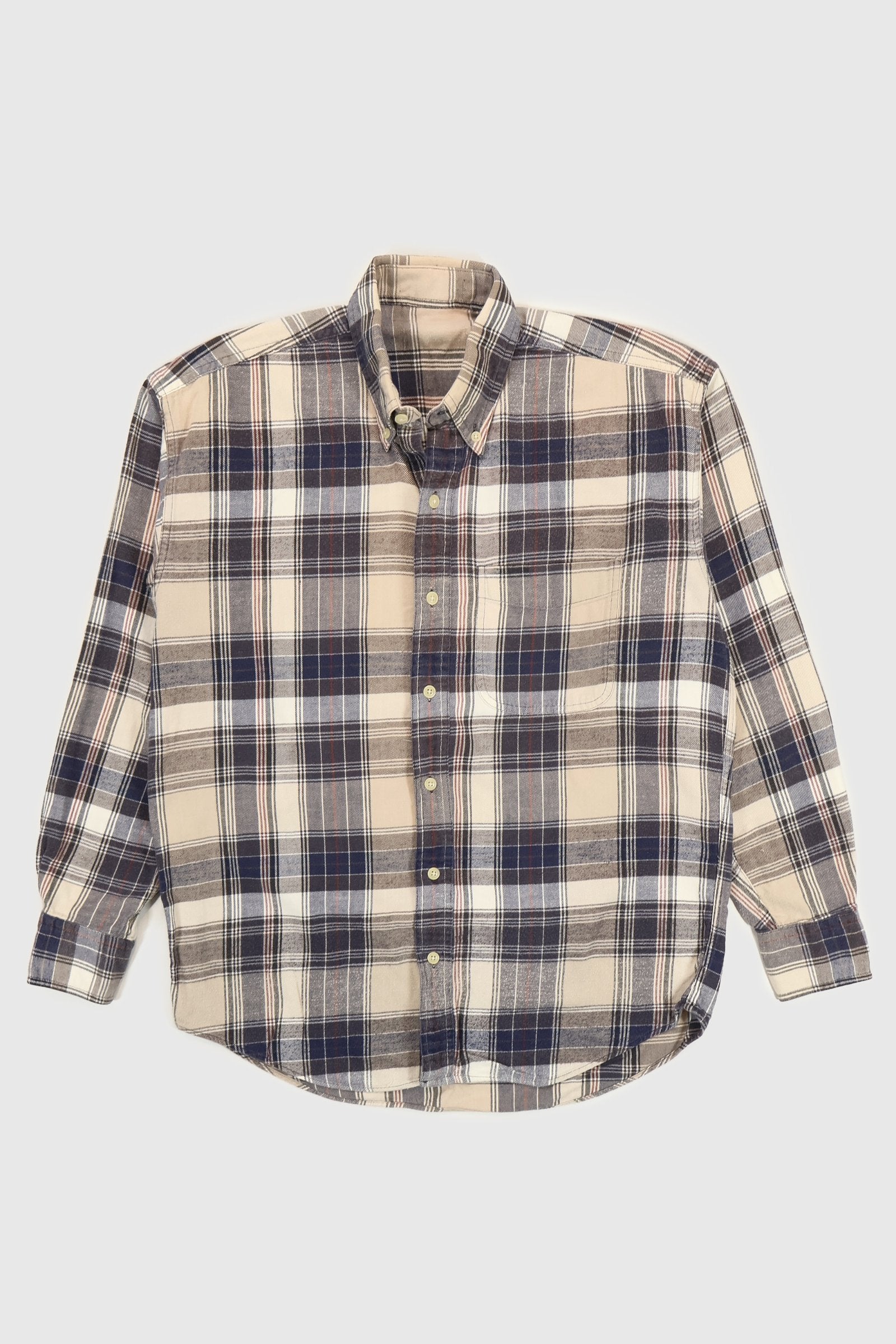 Vintage Plaid Button-Down Shirt Image 0