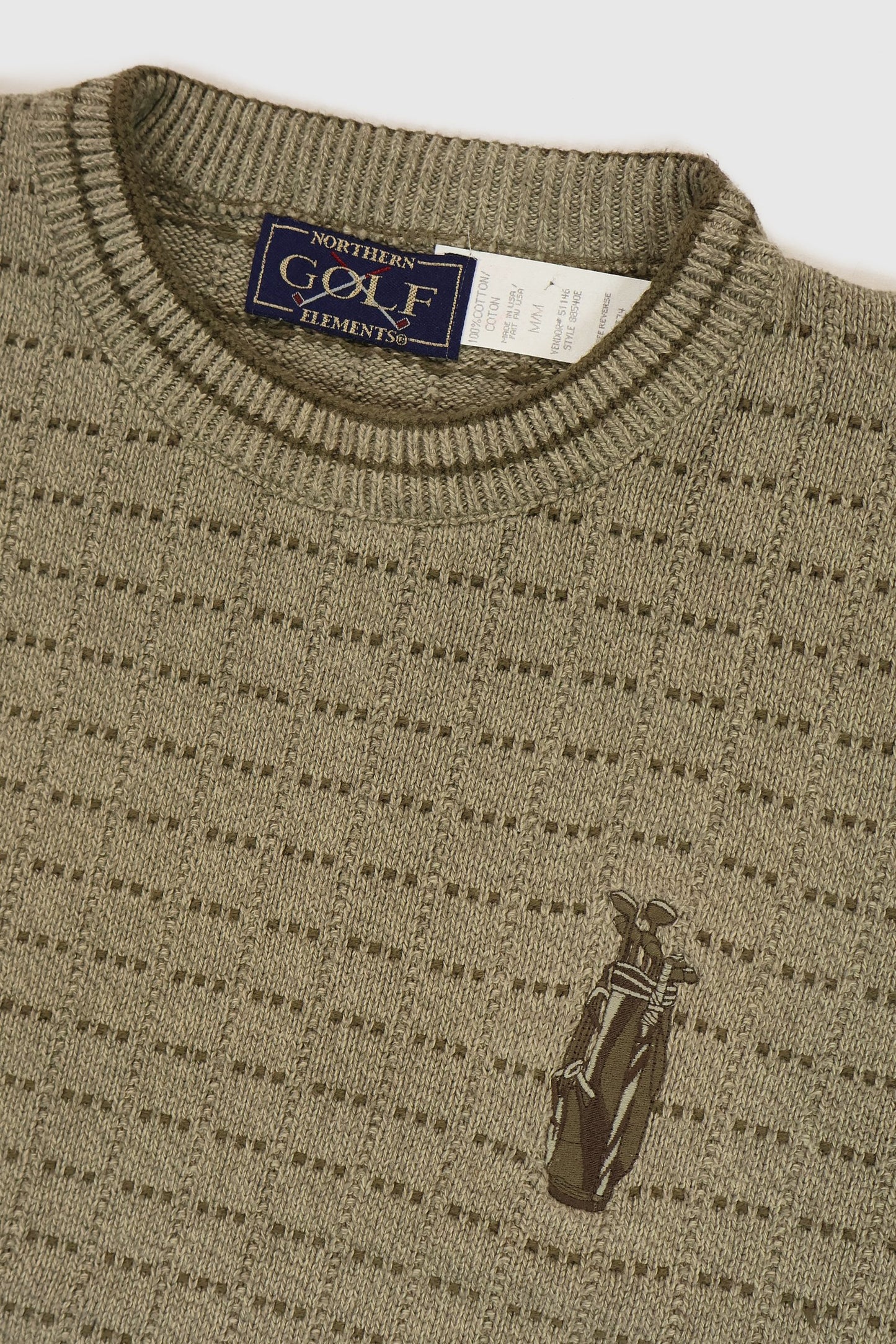 Vintage Golf Bag Sweater Image 3