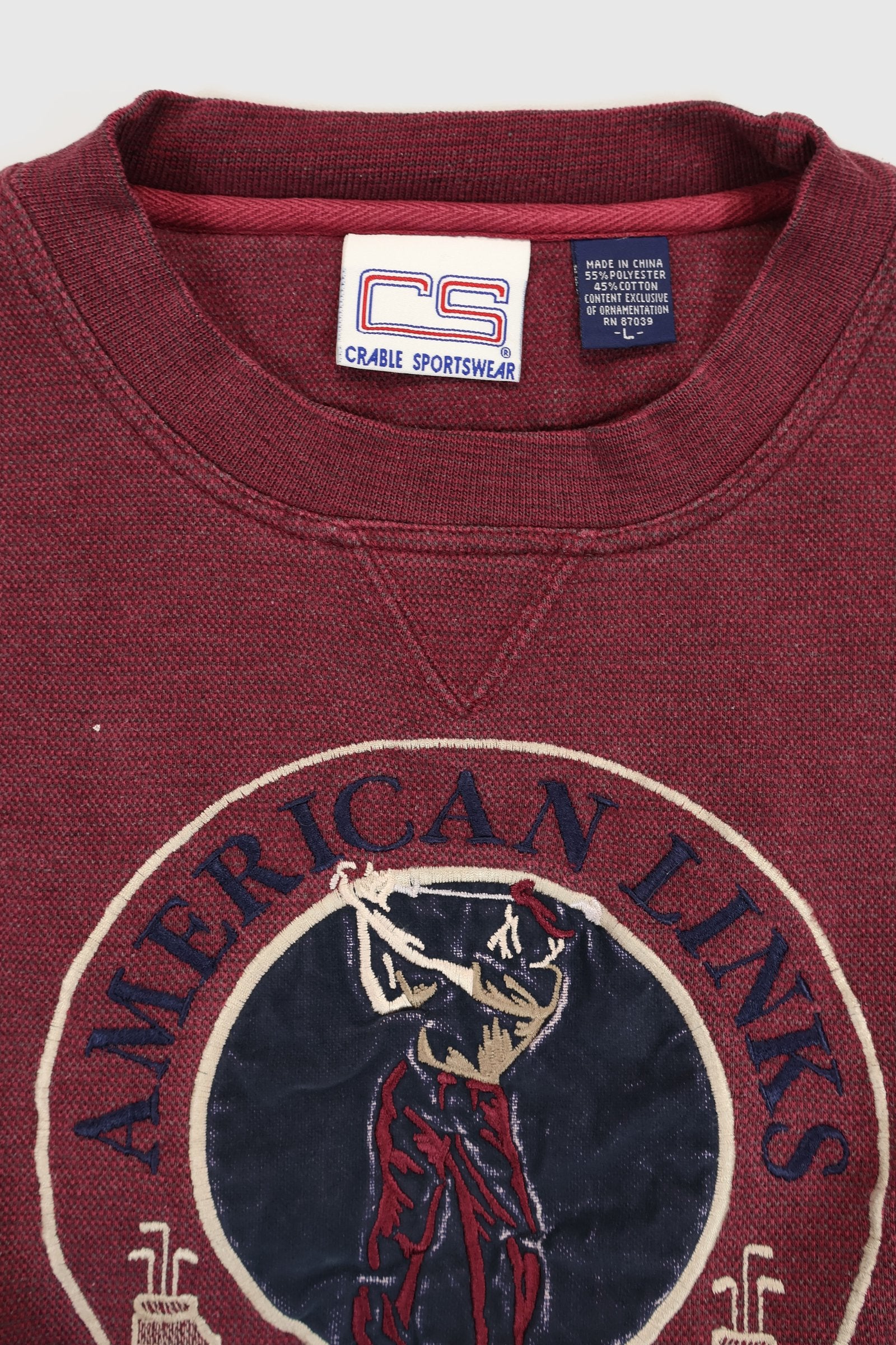Vintage American Links Golf Crewneck Image 2