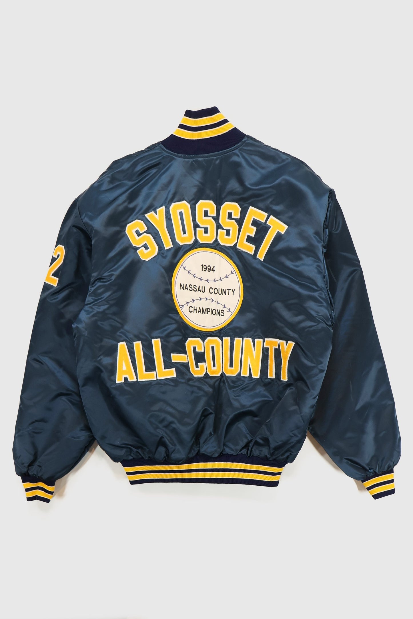 Vintage 1994 Nassau County Champions Snap Button Jacket Image 1