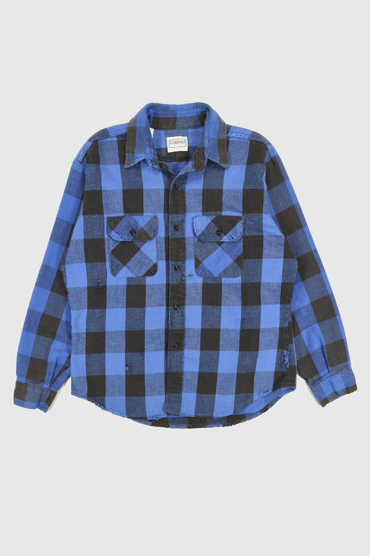 Vintage Frayed Button-Down Shirt Image 0
