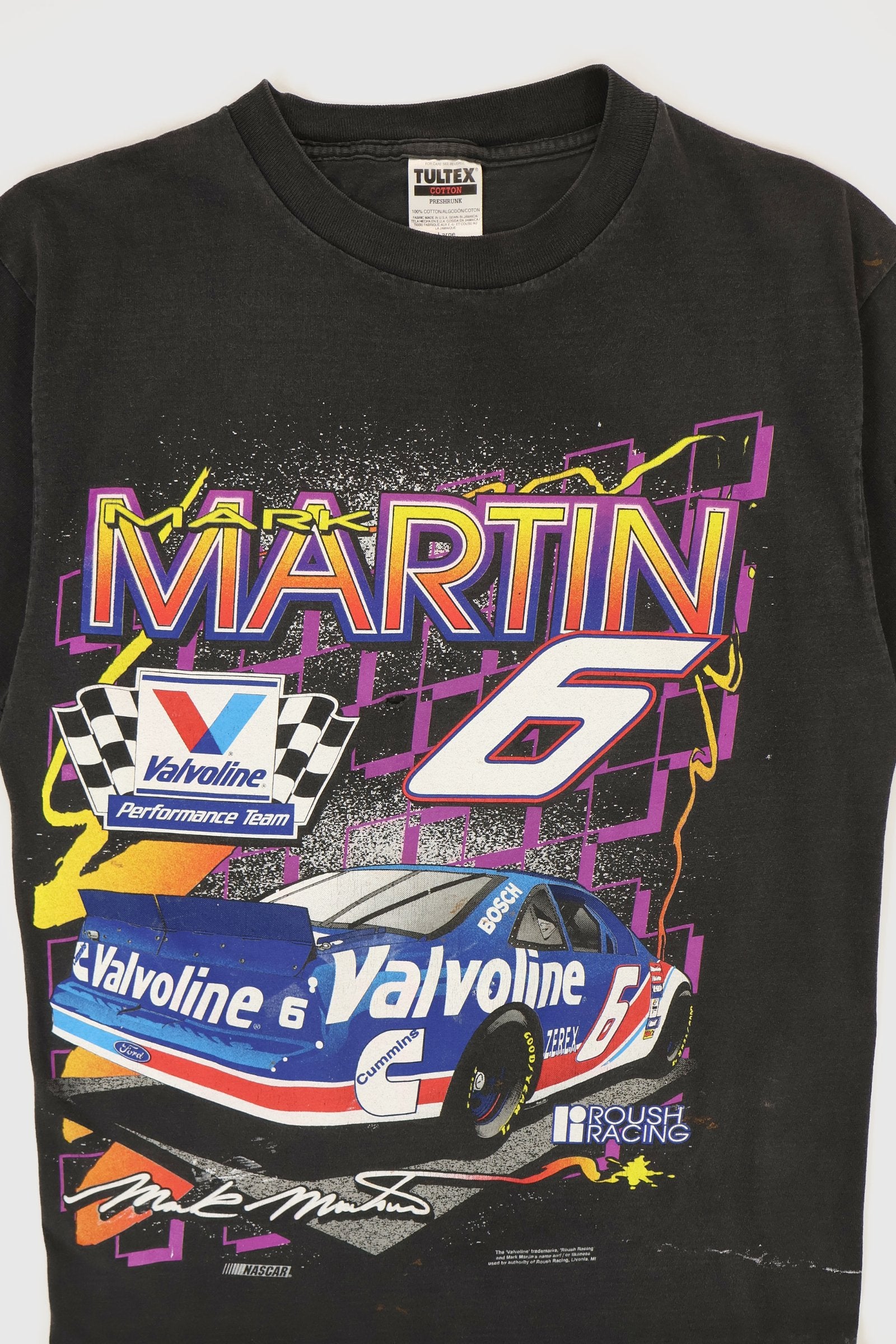 Vintage Mark Martin NASCAR Tee Image 2