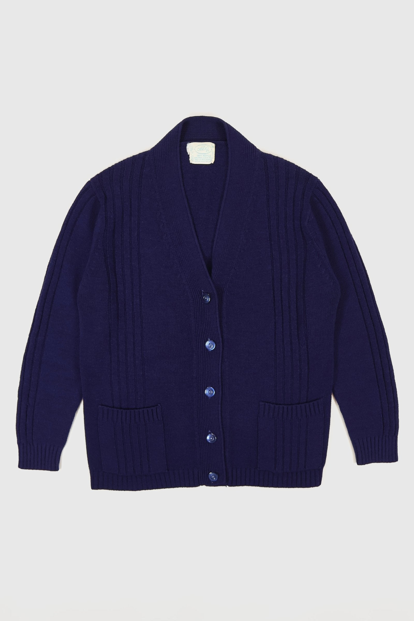 Vintage Blue Cardigan Sweater Image 0