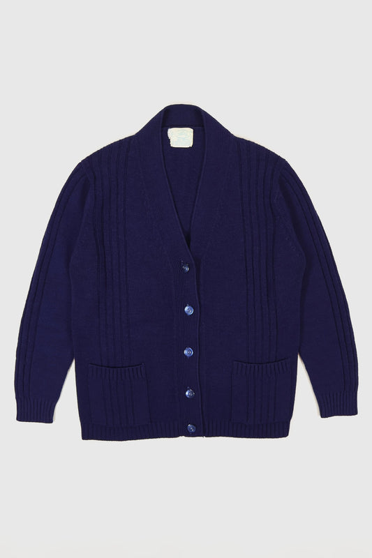 Vintage Blue Cardigan Sweater Image 0