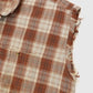 Vintage Sleeveless Button-Down Shirt Image 5