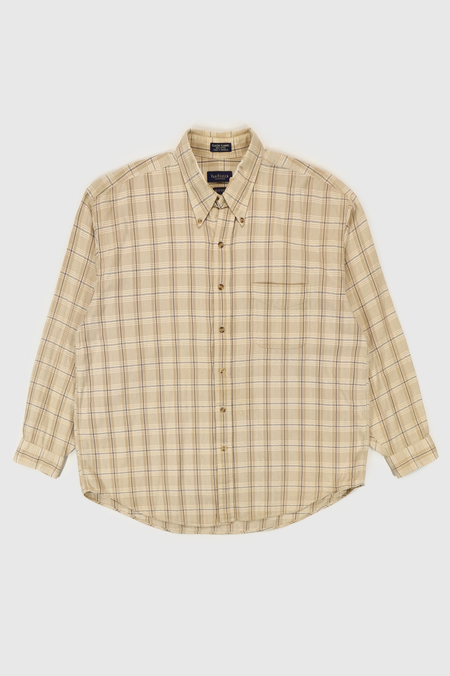 Vintage Frayed Button-Down Shirt Image 0