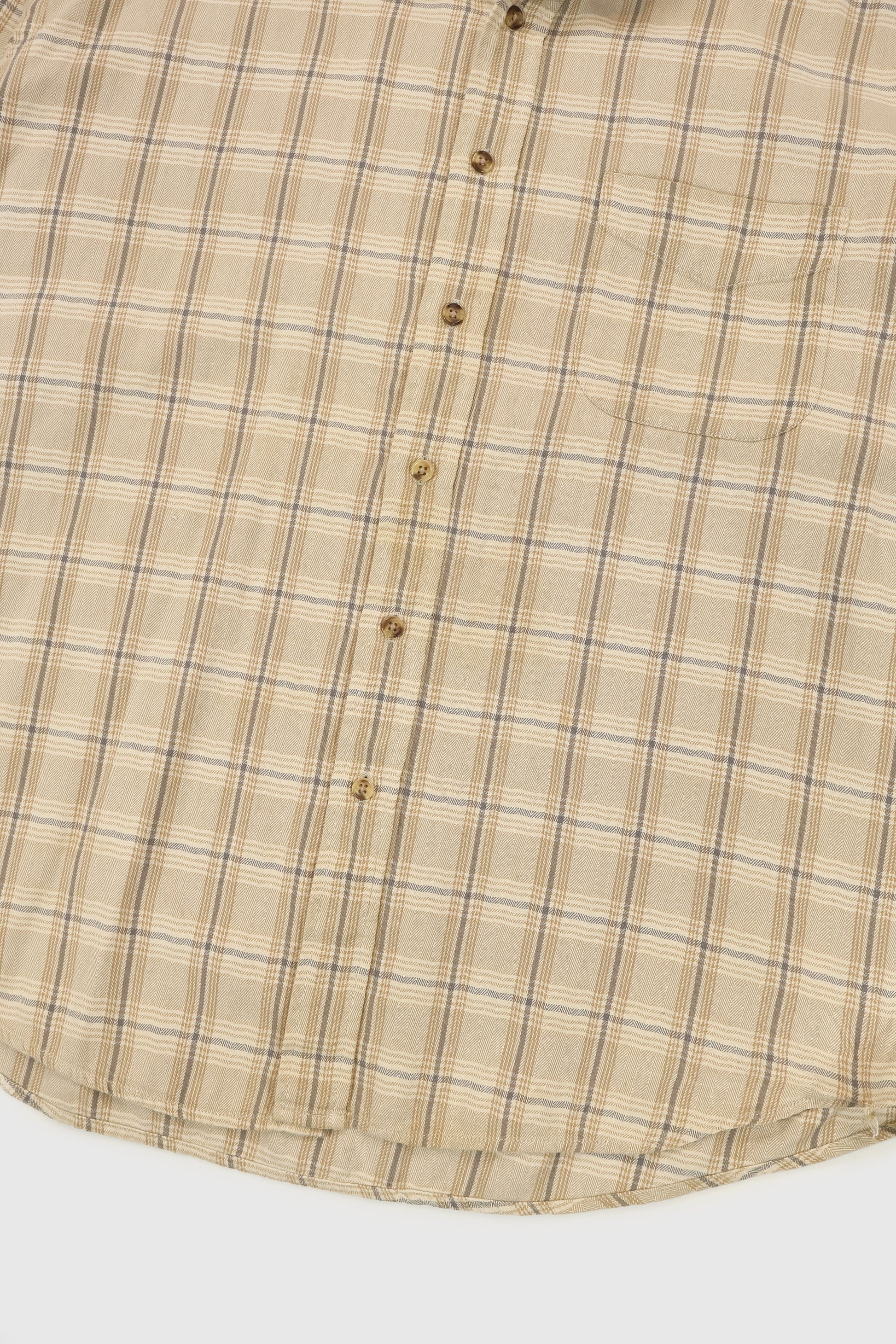 Vintage Frayed Button-Down Shirt Image 4