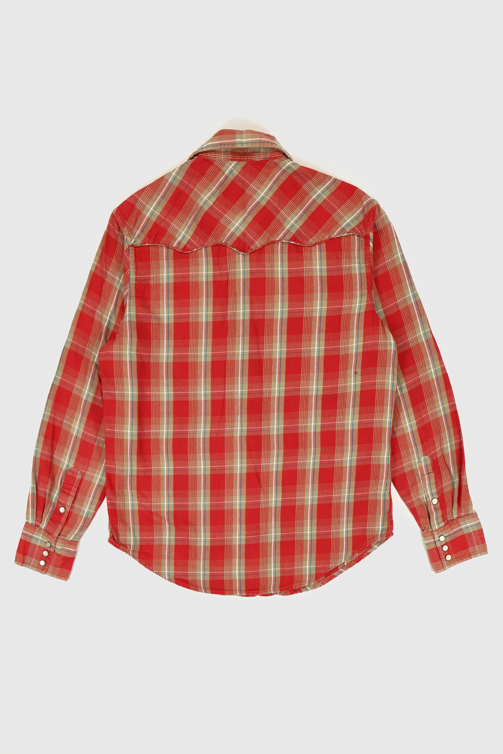 Vintage Snap Button-Down Shirt Image 4