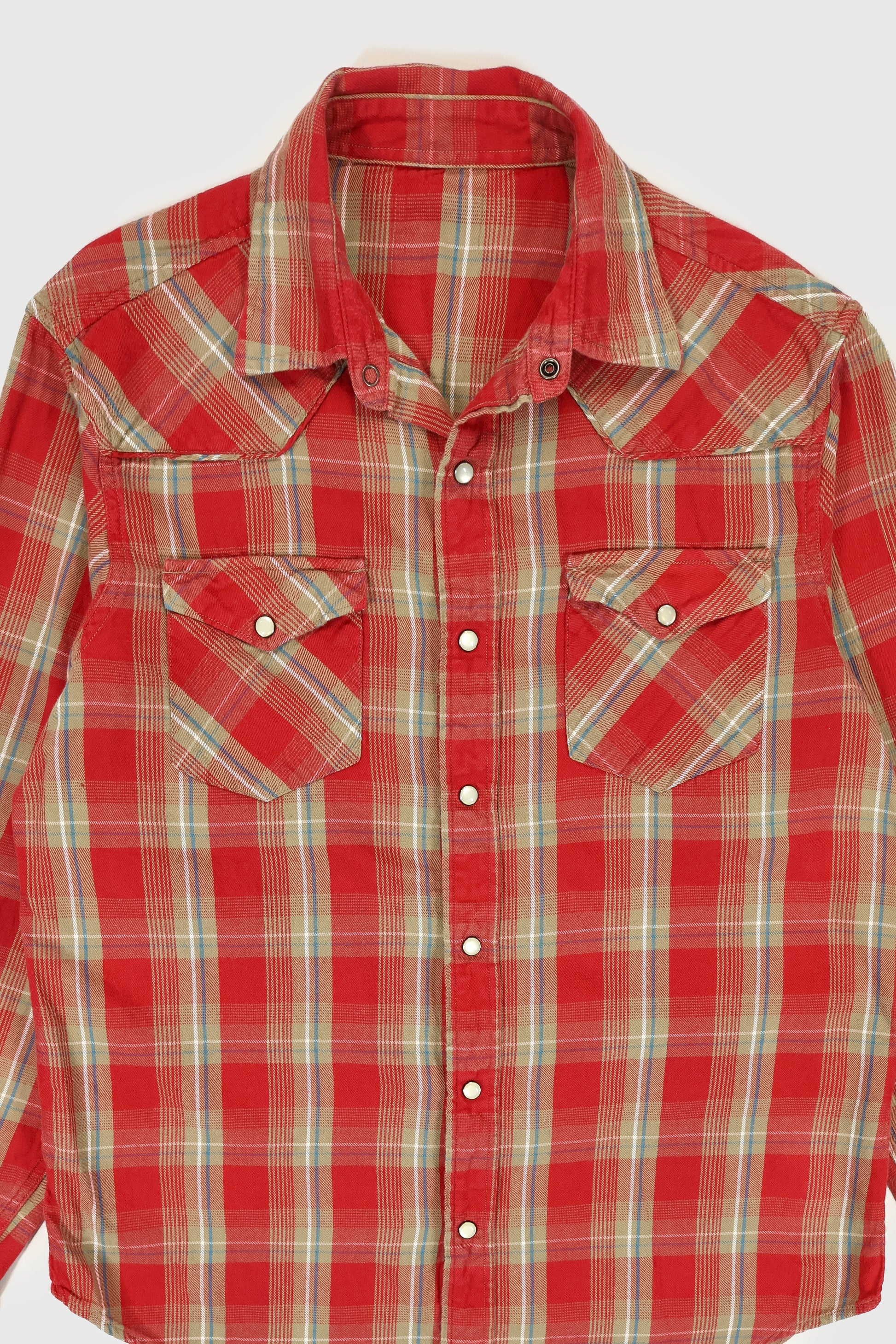 Vintage Snap Button-Down Shirt Image 1