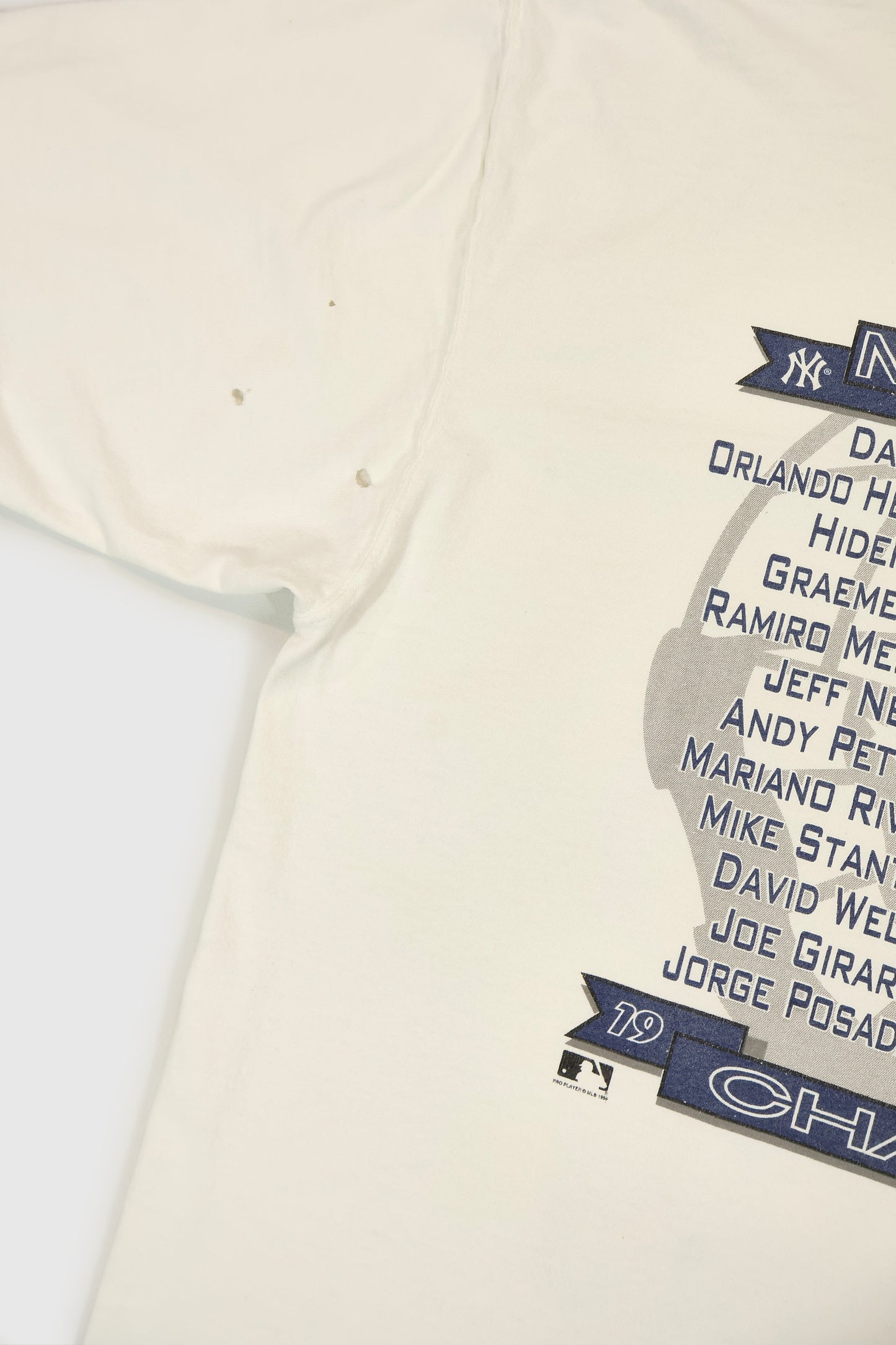 Vintage New York Yankees 1998 World Series Champions Tee Image 4