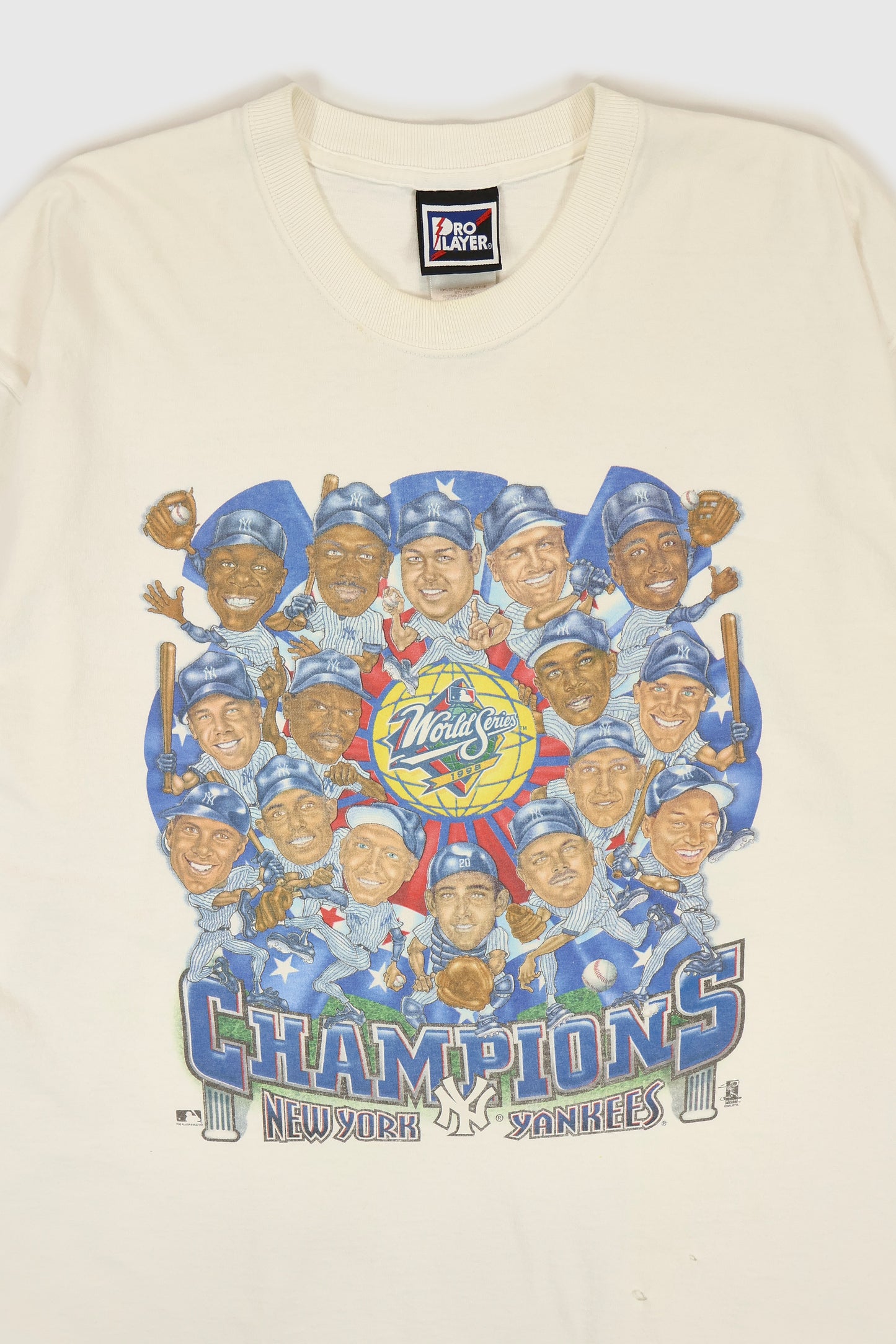 Vintage New York Yankees 1998 World Series Champions Tee Image 2