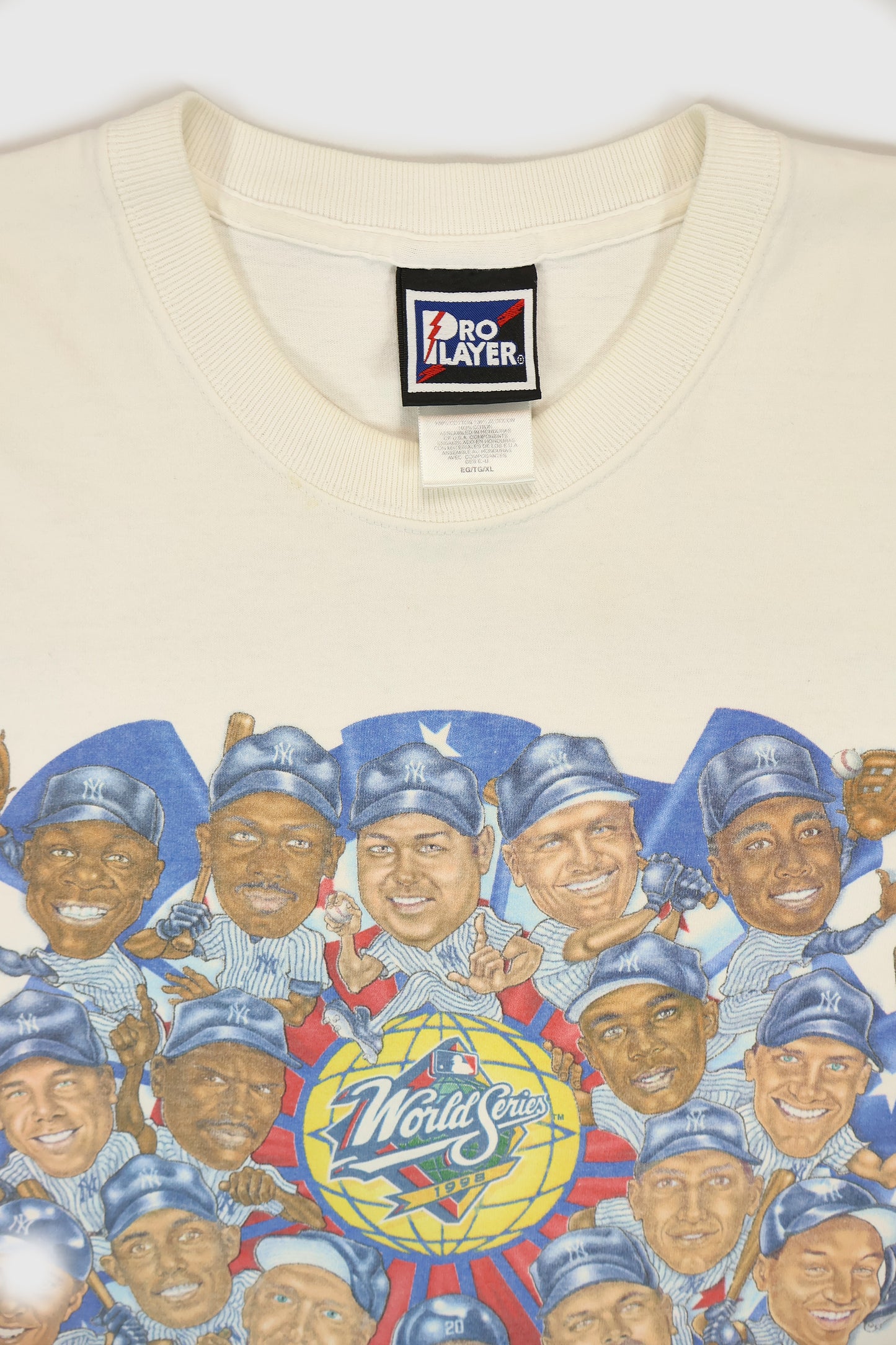 Vintage New York Yankees 1998 World Series Champions Tee Image 3