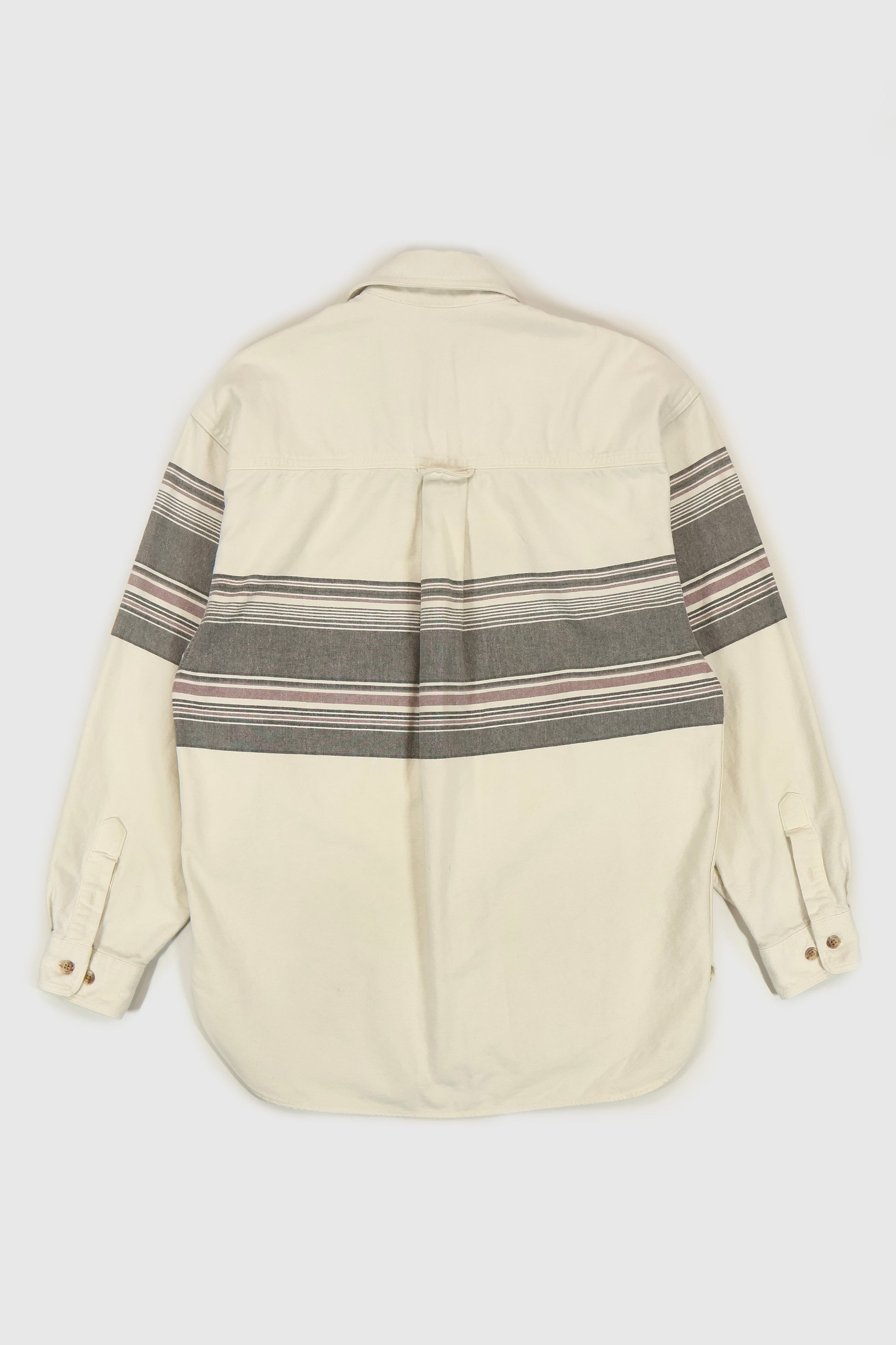 Vintage Eddie Bauer Striped Button-Down Shirt Image 1