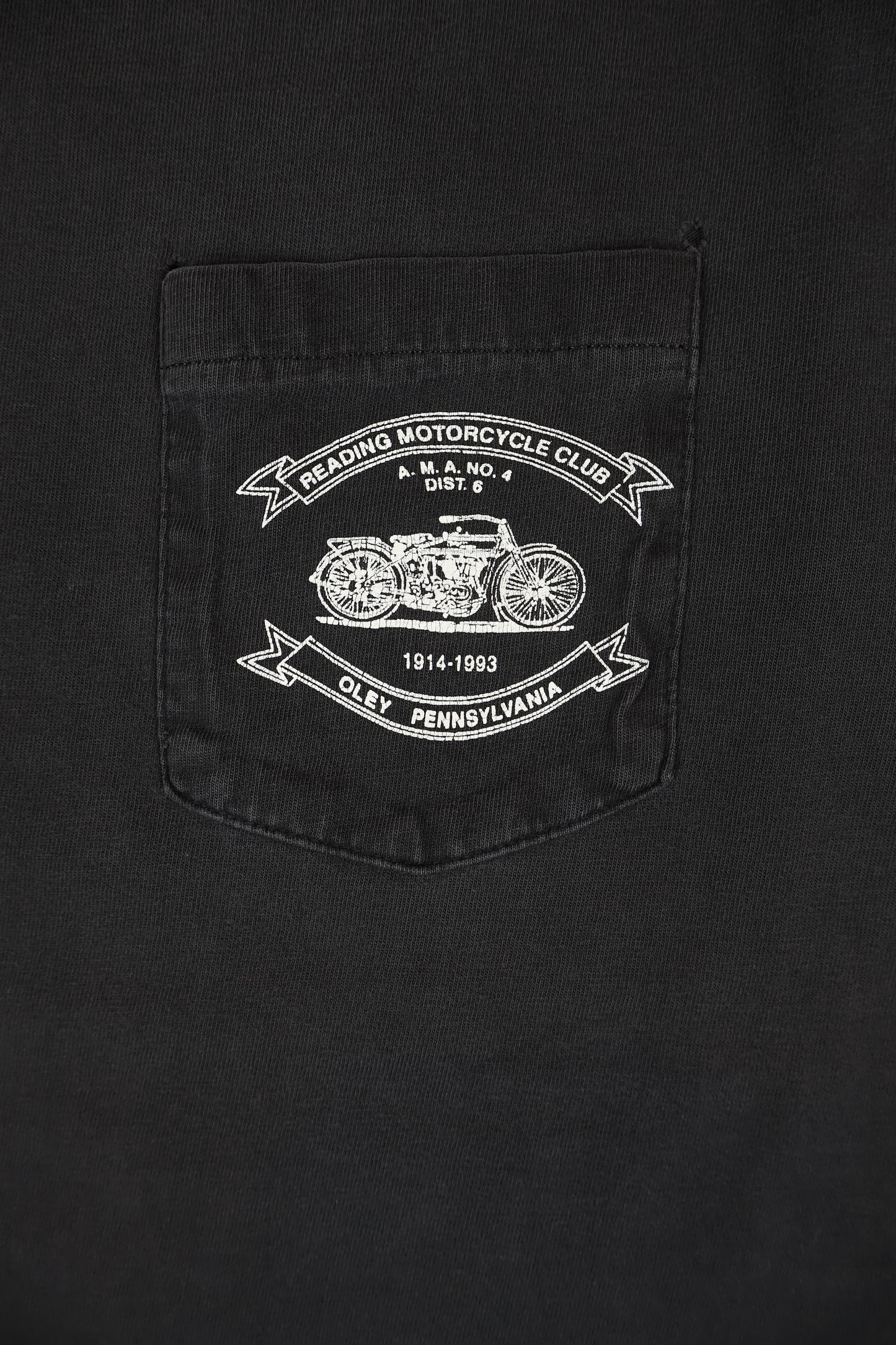 Vintage Reading Motorcycle Club 1993 Tee Image 5