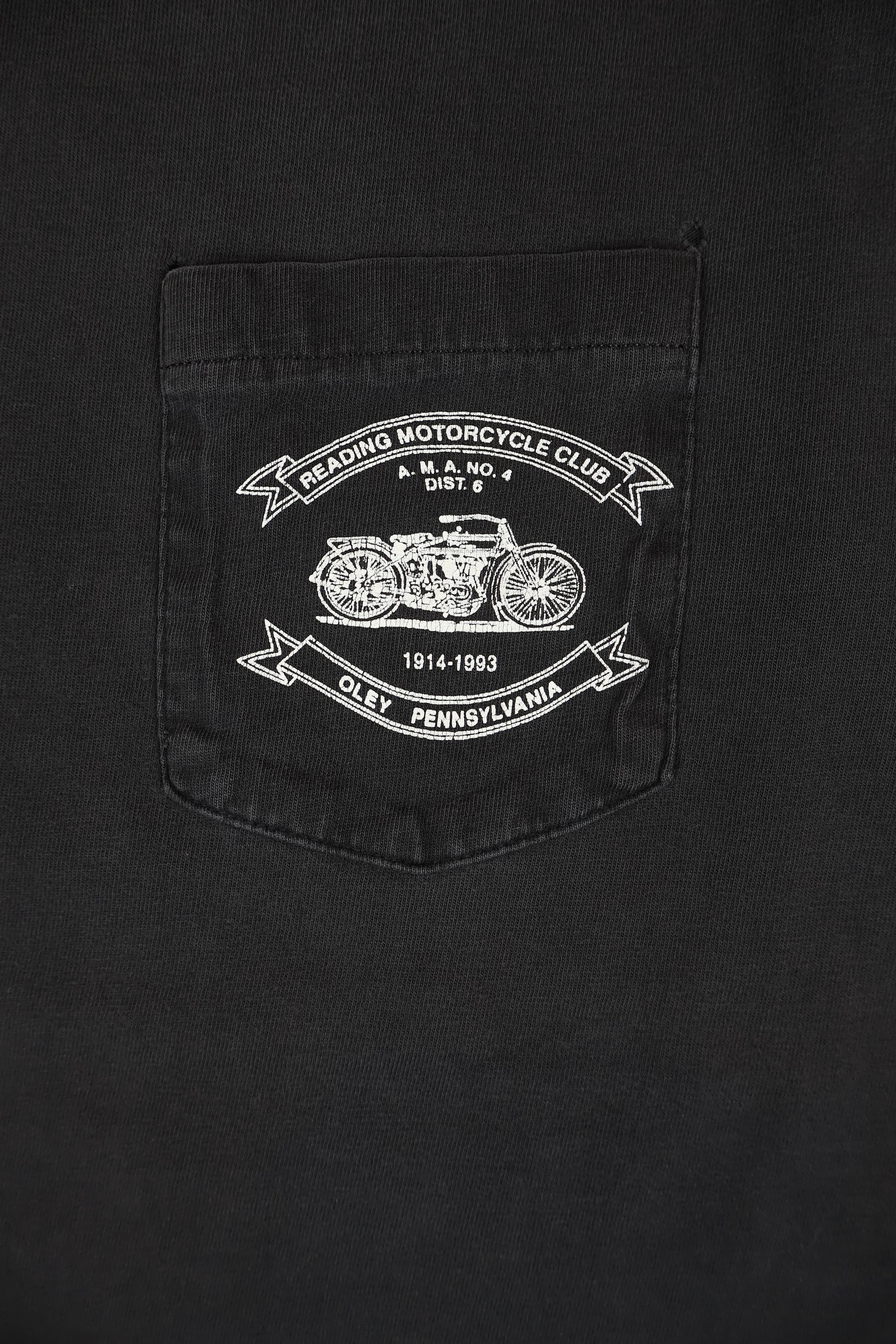 Vintage Reading Motorcycle Club 1993 Tee Image 5
