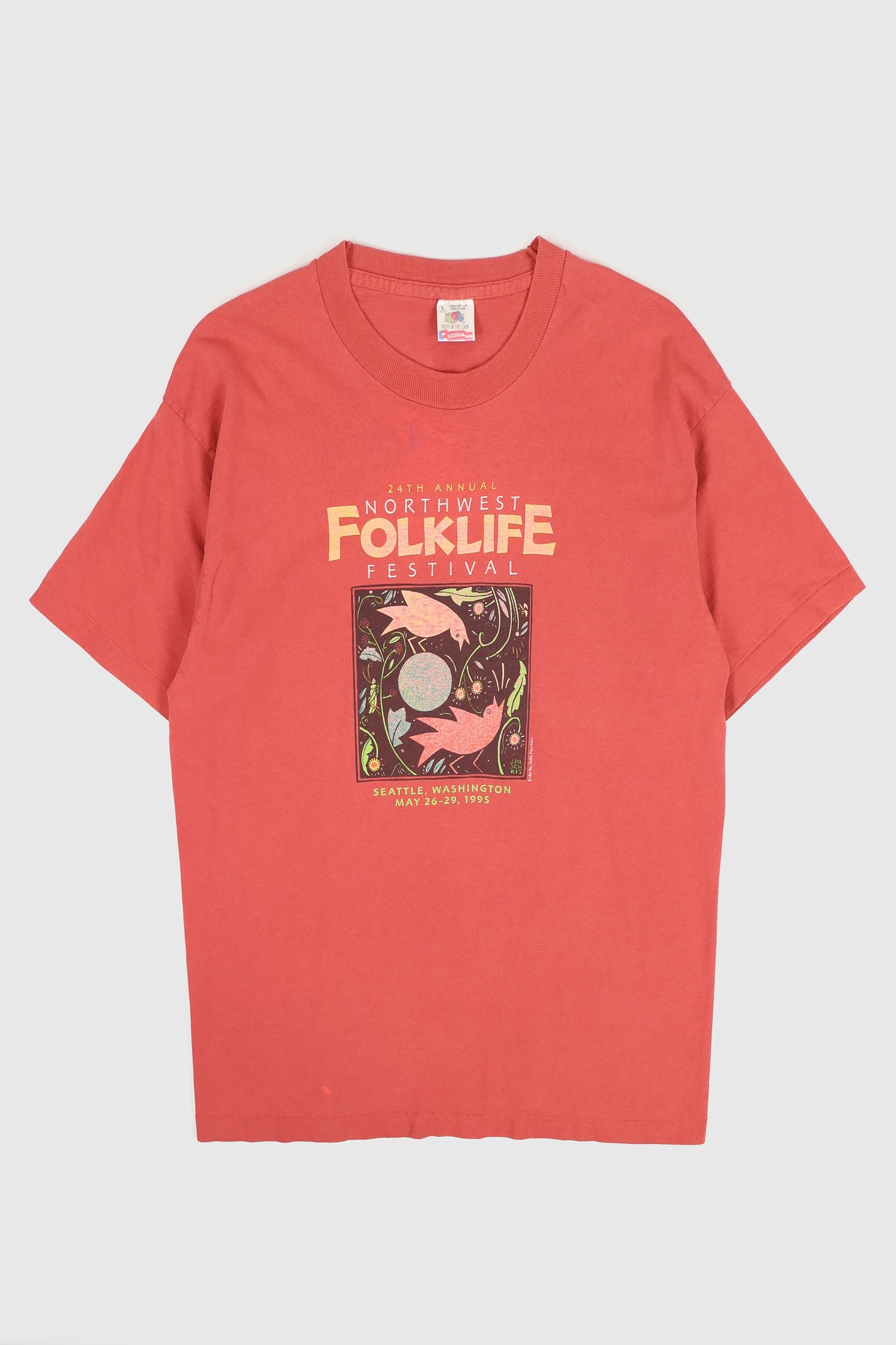 Vintage Northwest Folklife Festival 1995 Tee Image 0
