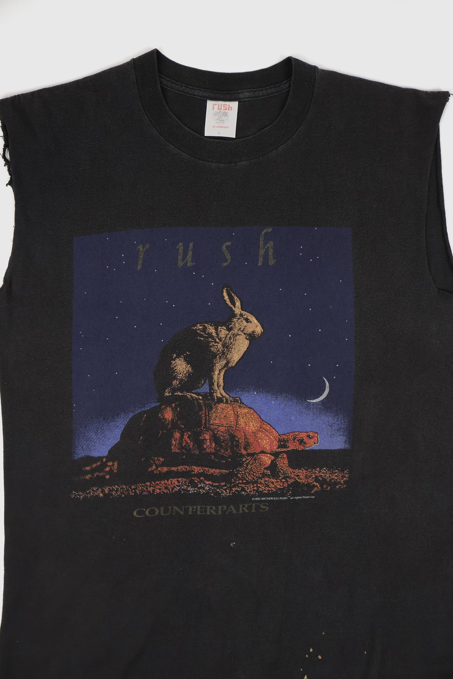 Vintage Rush Counterparts 1993 Sleeveless Tee Image 2