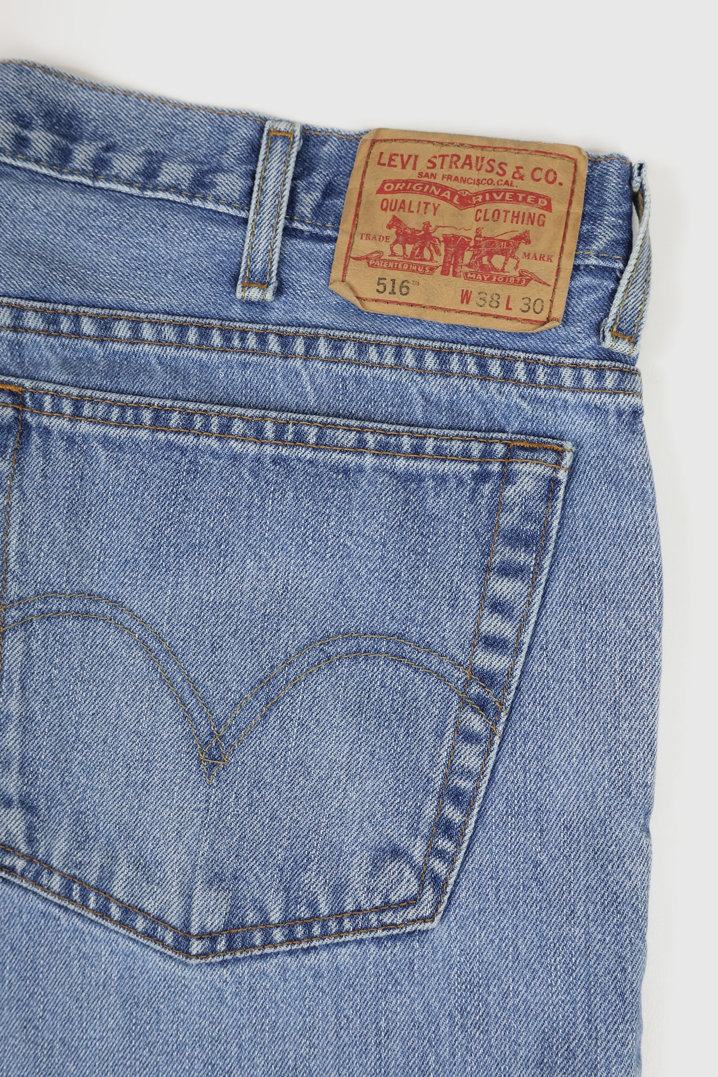 Vintage Levi's 516 Denim Jort Image 3