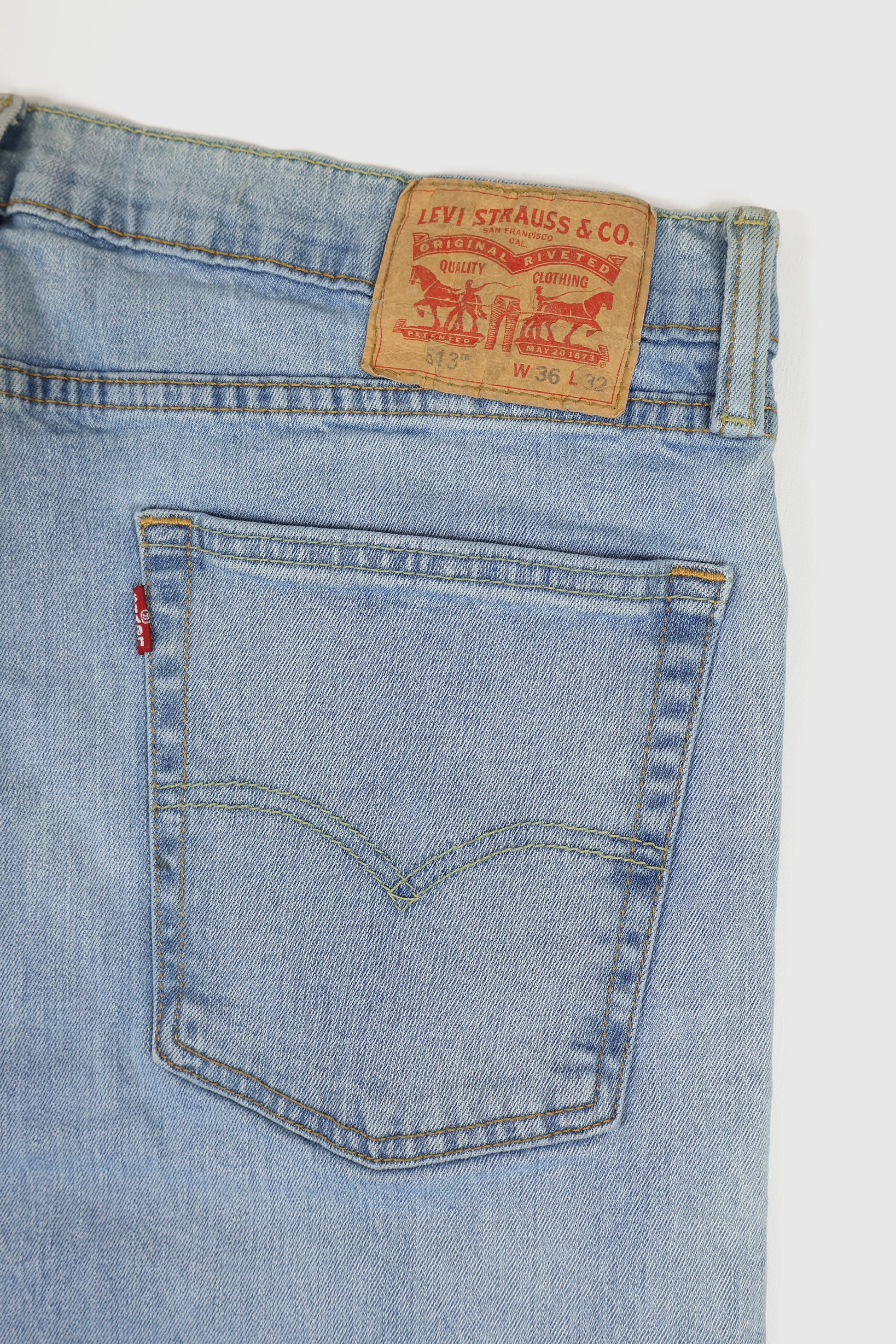 Vintage Levi's 513 Denim Jort Image 2