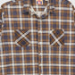 Vintage Blue Plaid Button-Down Shirt Image 2