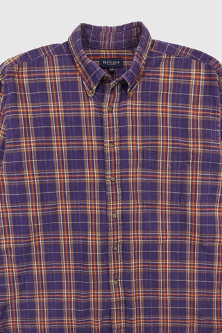 Vintage Plaid Button-Down Shirt
