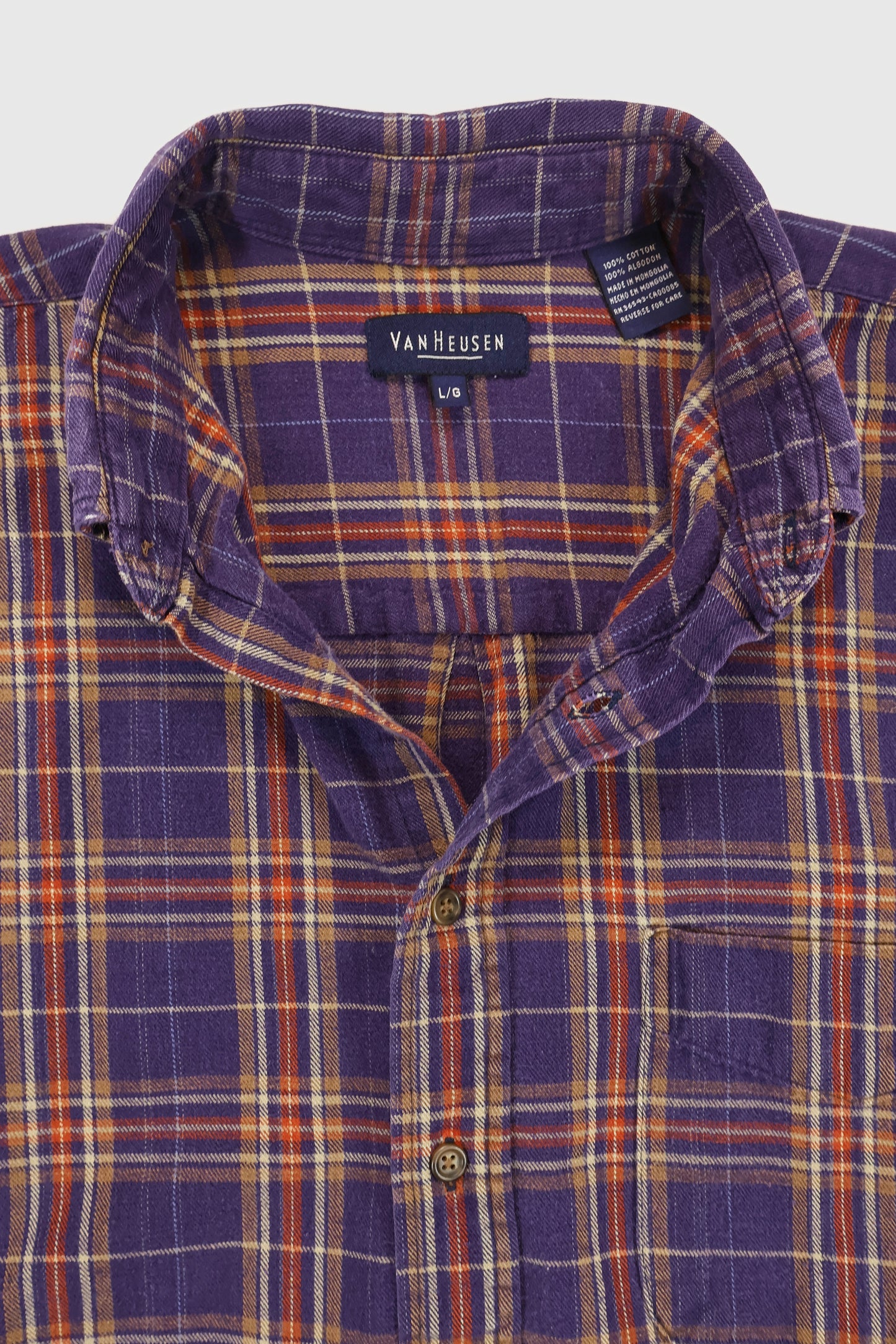 Vintage Plaid Button-Down Shirt Image 2