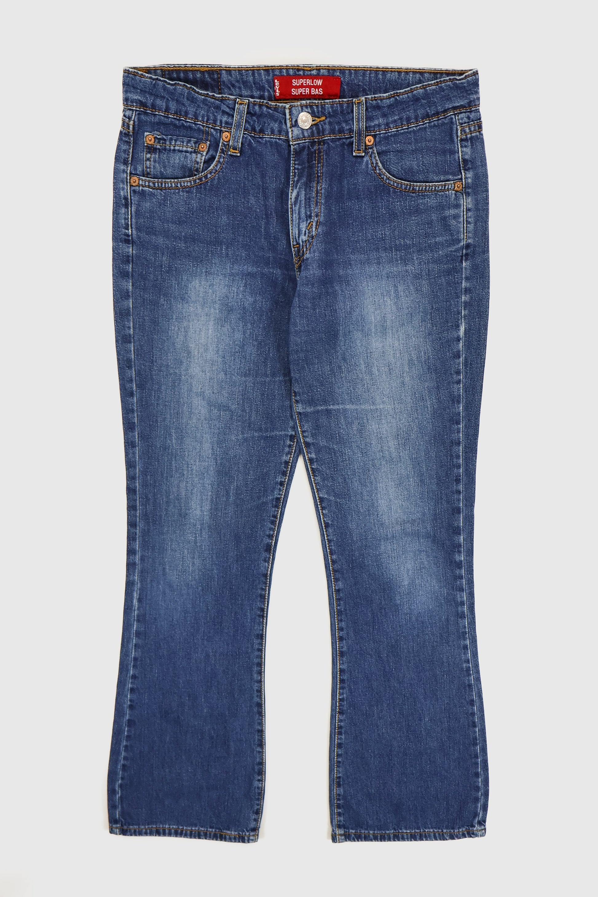 Vintage Y2K Levi's Super Low Boot Cut Jeans Image 0