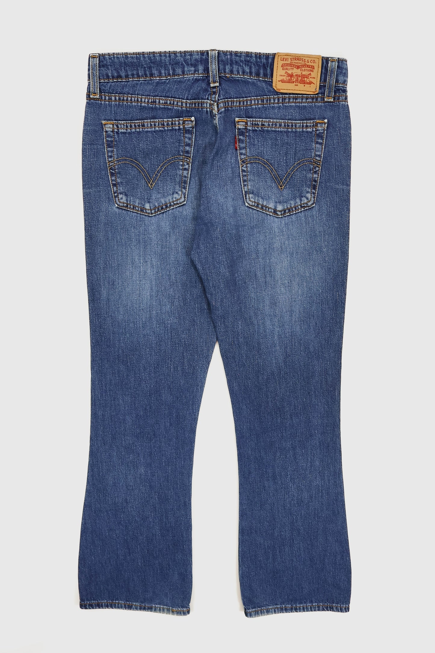 Vintage Y2K Levi's Super Low Boot Cut Jeans Image 1