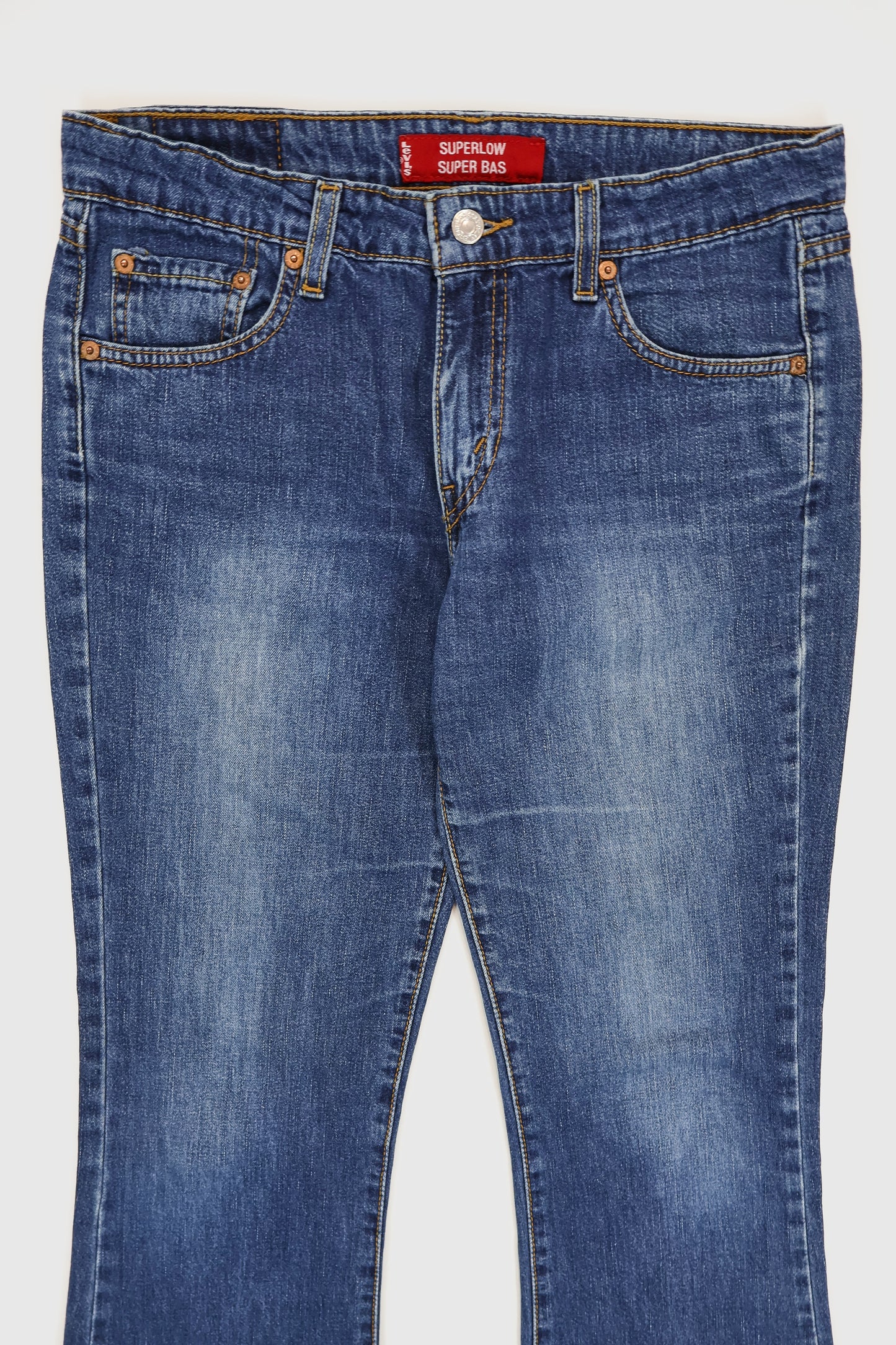Vintage Y2K Levi's Super Low Boot Cut Jeans Image 3