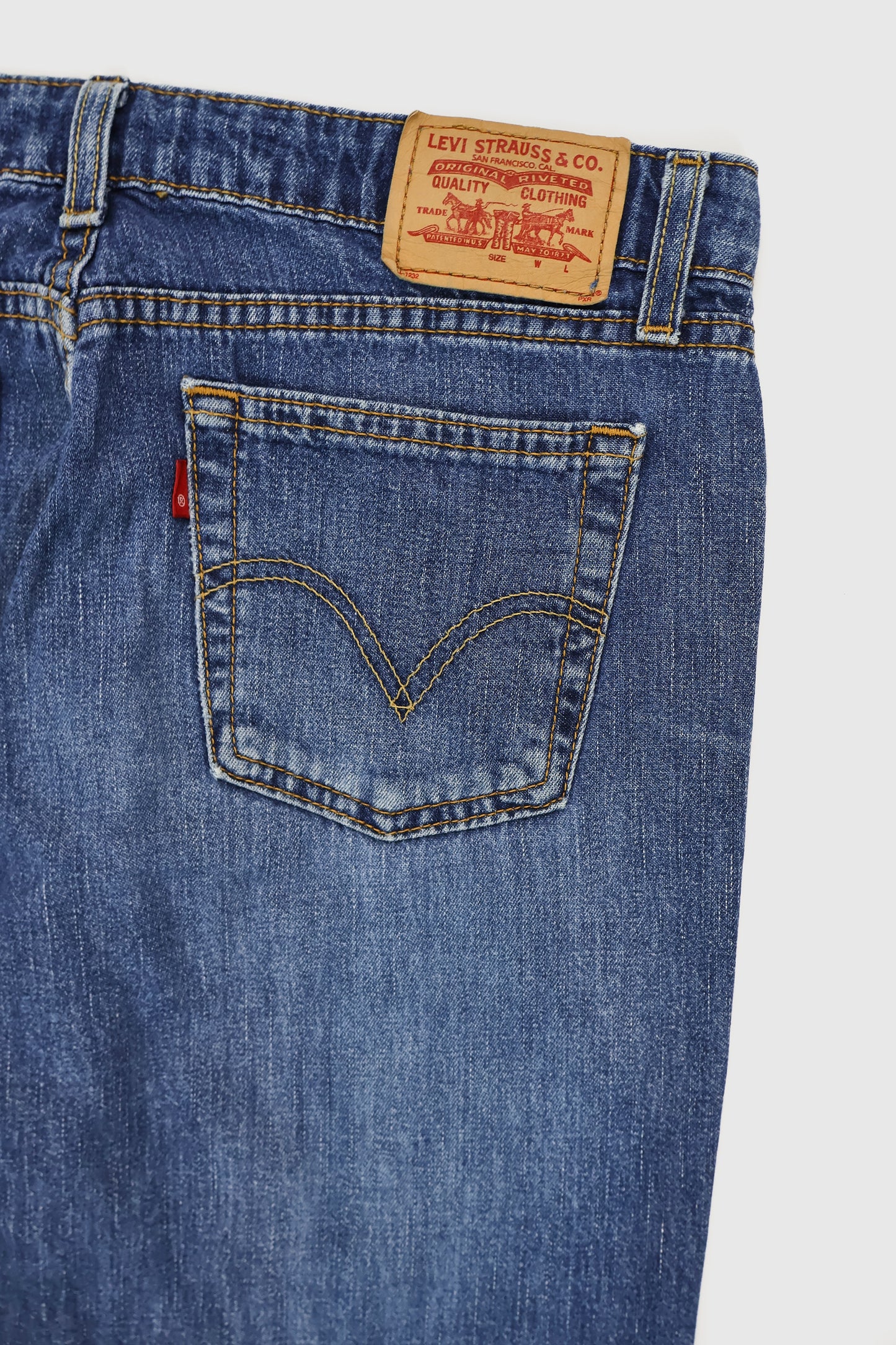 Vintage Y2K Levi's Super Low Boot Cut Jeans Image 2