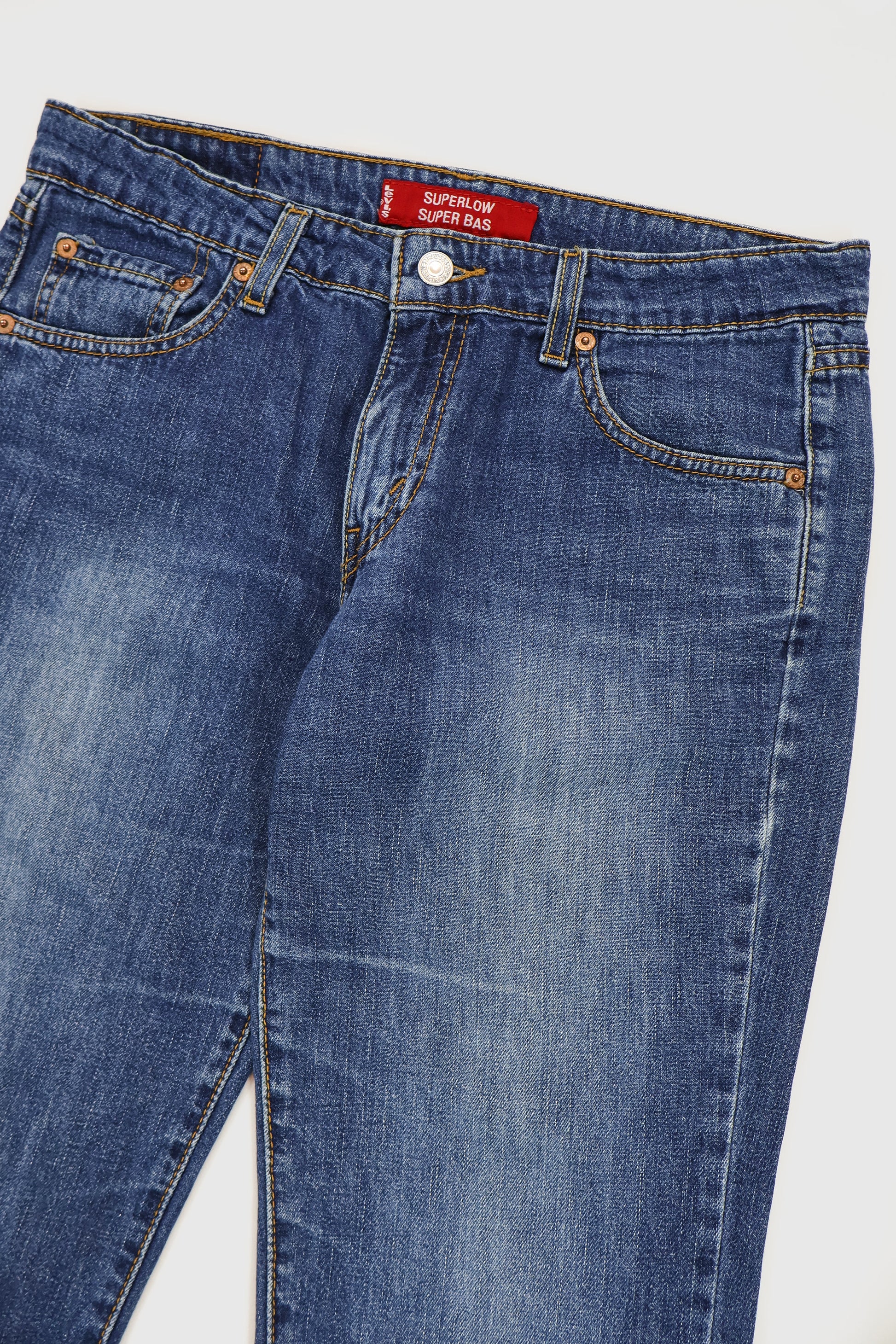 Vintage Y2K Levi's Super Low Boot Cut Jeans Image 4