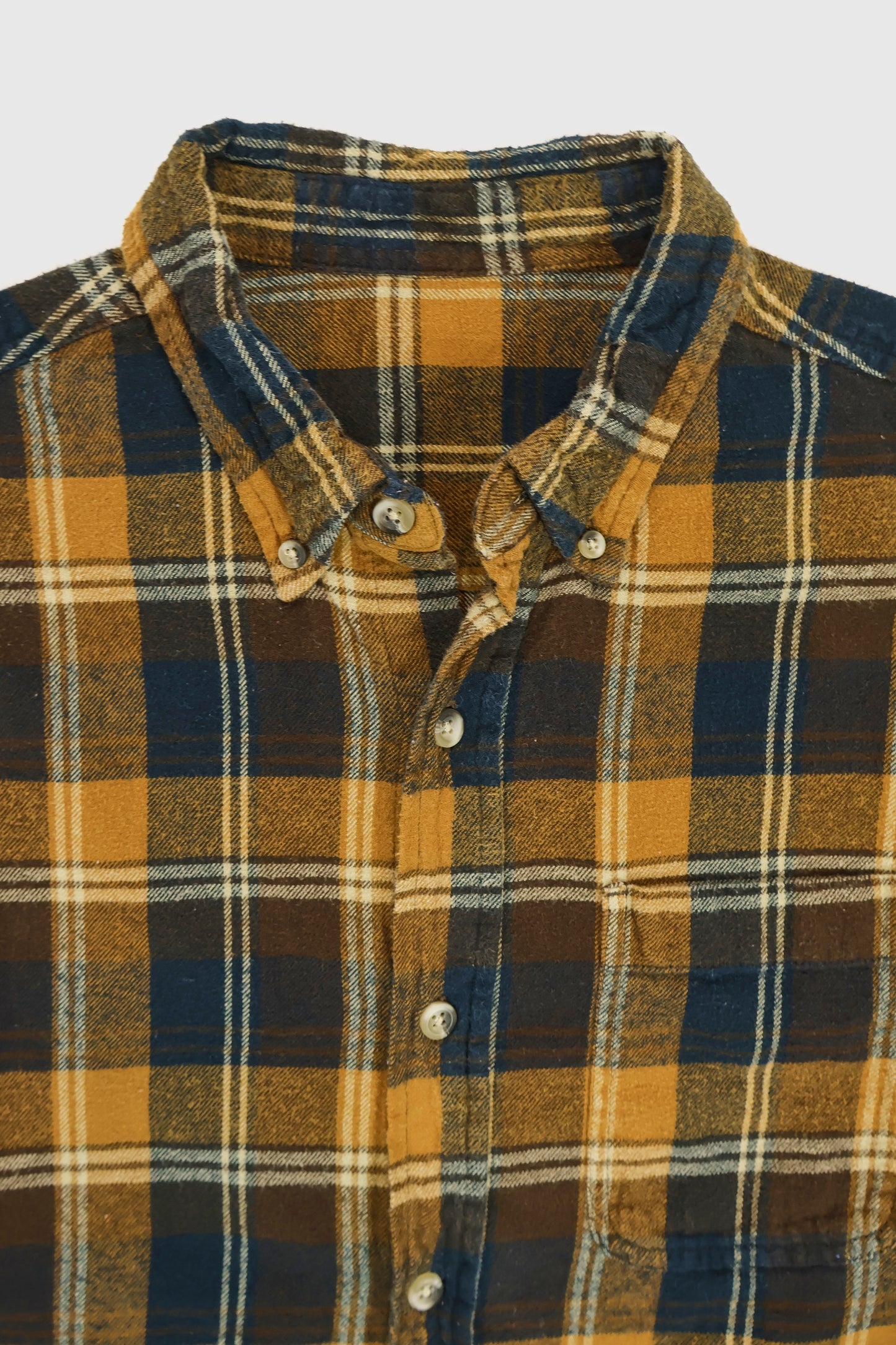 Vintage Short Sleeve Cut-Off Button-Down Shirt Image 2