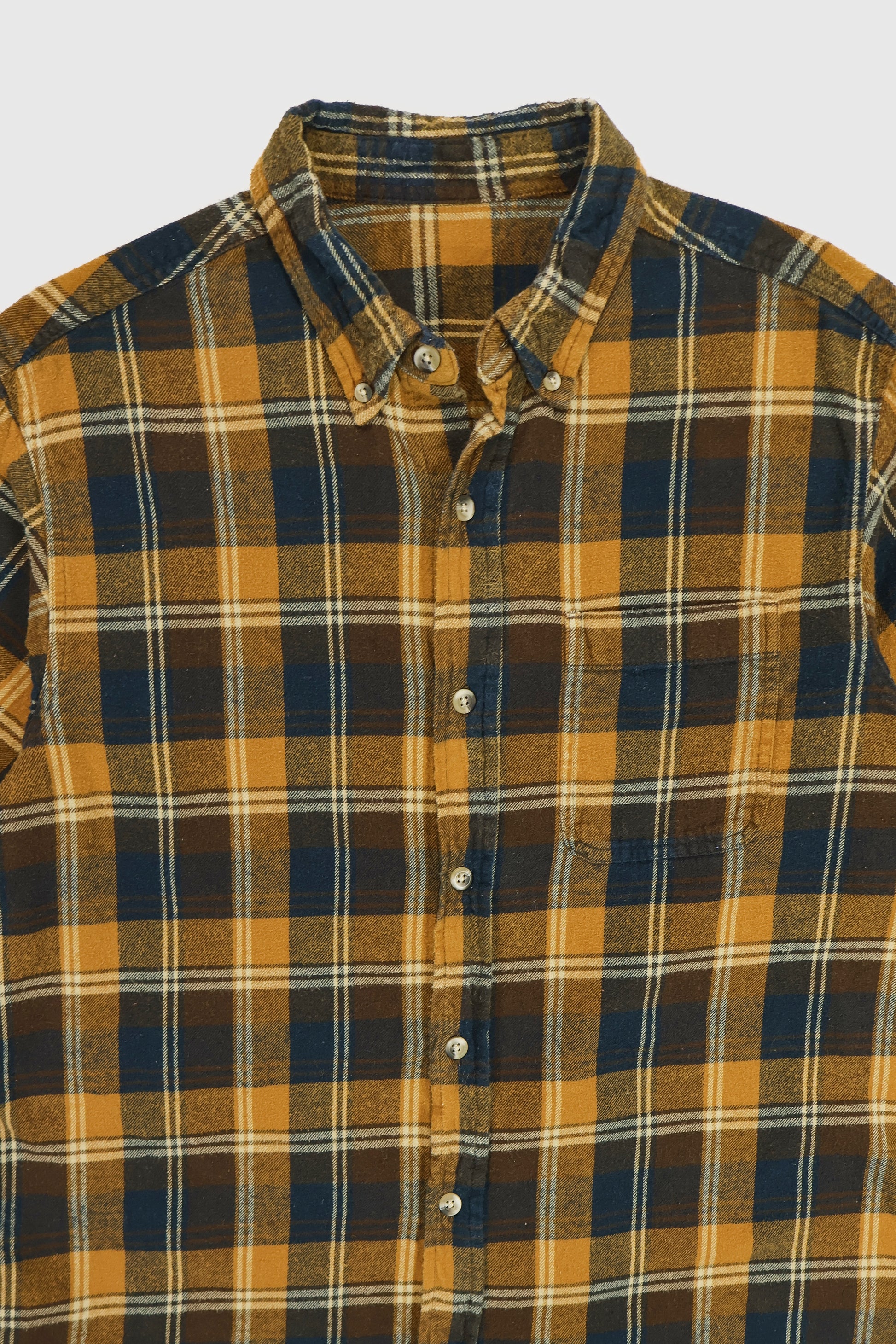 Vintage Short Sleeve Cut-Off Button-Down Shirt Image 1