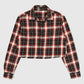 Vintage Cropped Button-Down Shirt Image 0