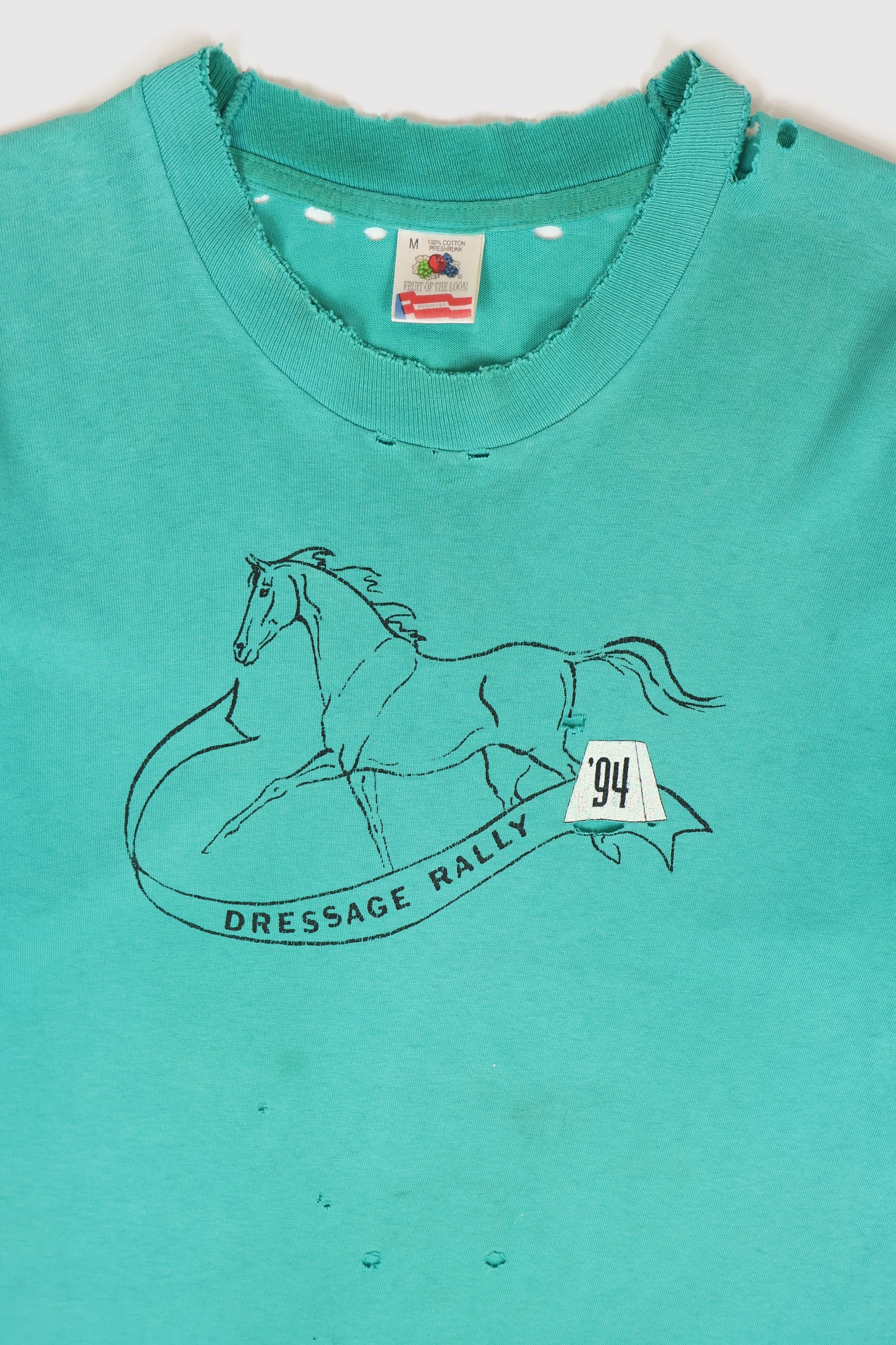 Vintage Distressed Dressage Tee Image 2