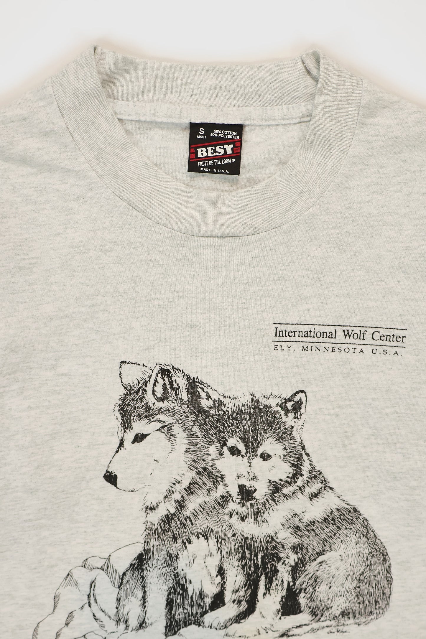 Vintage Wolf Center Tee Image 3