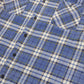 Vintage Blue Plaid Button-Down Shirt Image 3