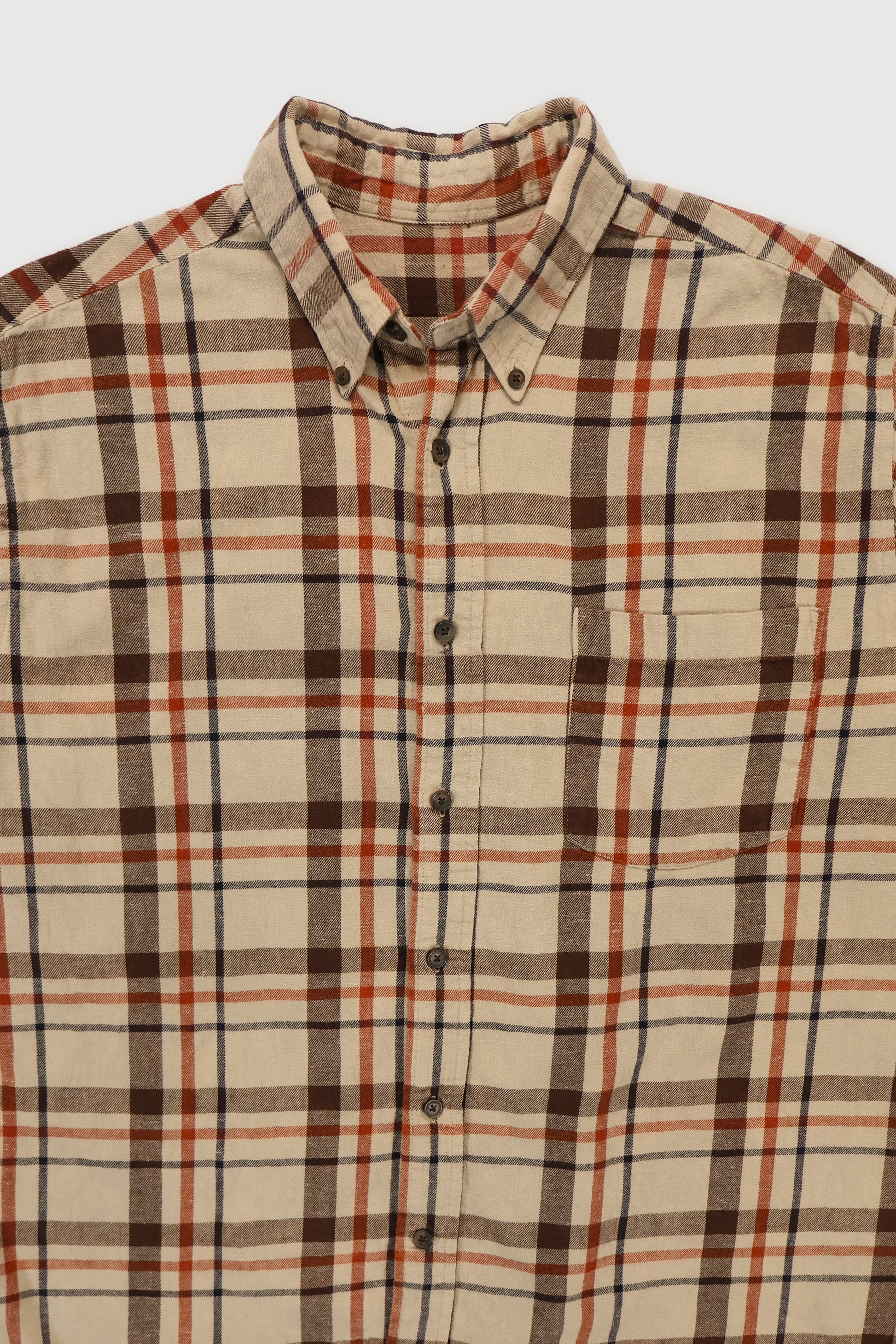 Vintage Short Sleeve Cut-Off Button-Down Shirt Image 1