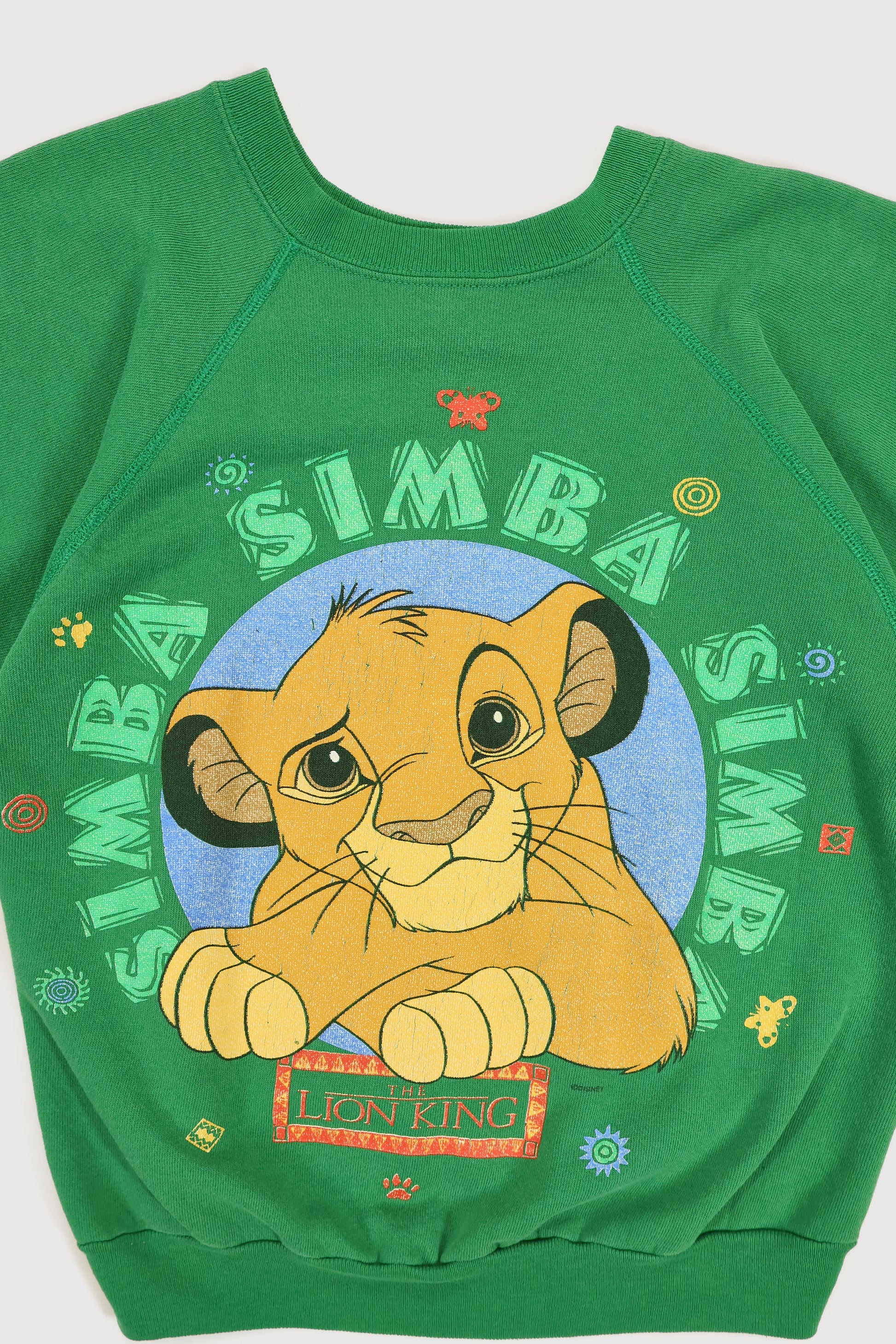 Vintage Lion King Simba Crewneck Image 1