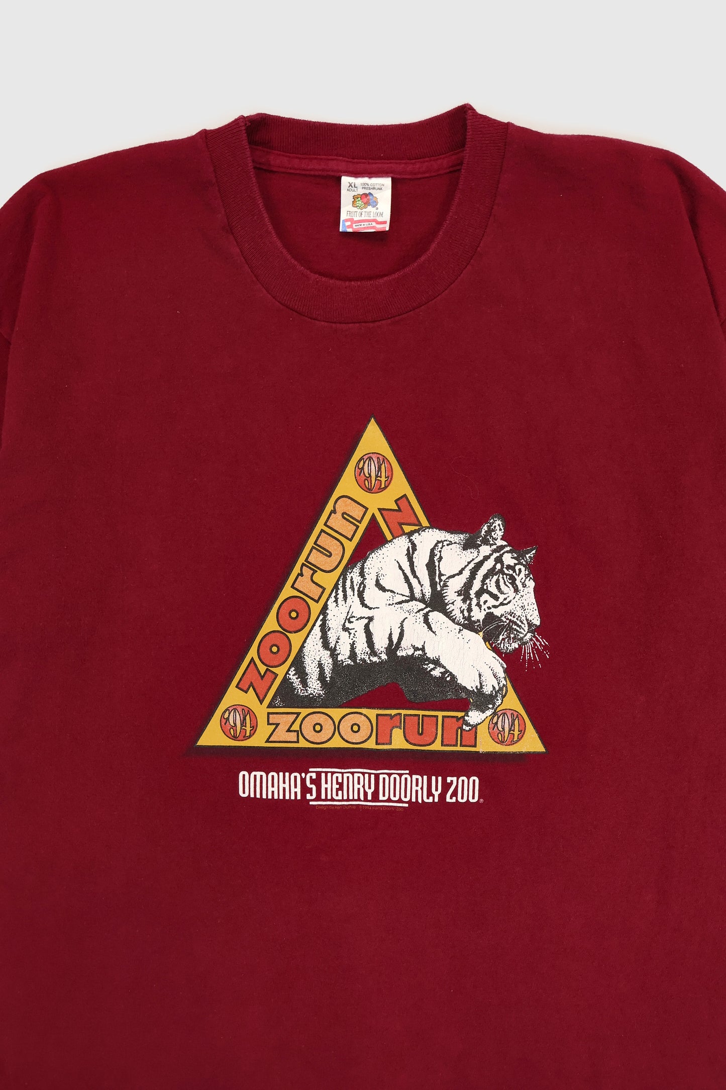 Vintage 1994 Omaha Zoo Run Tee Image 1