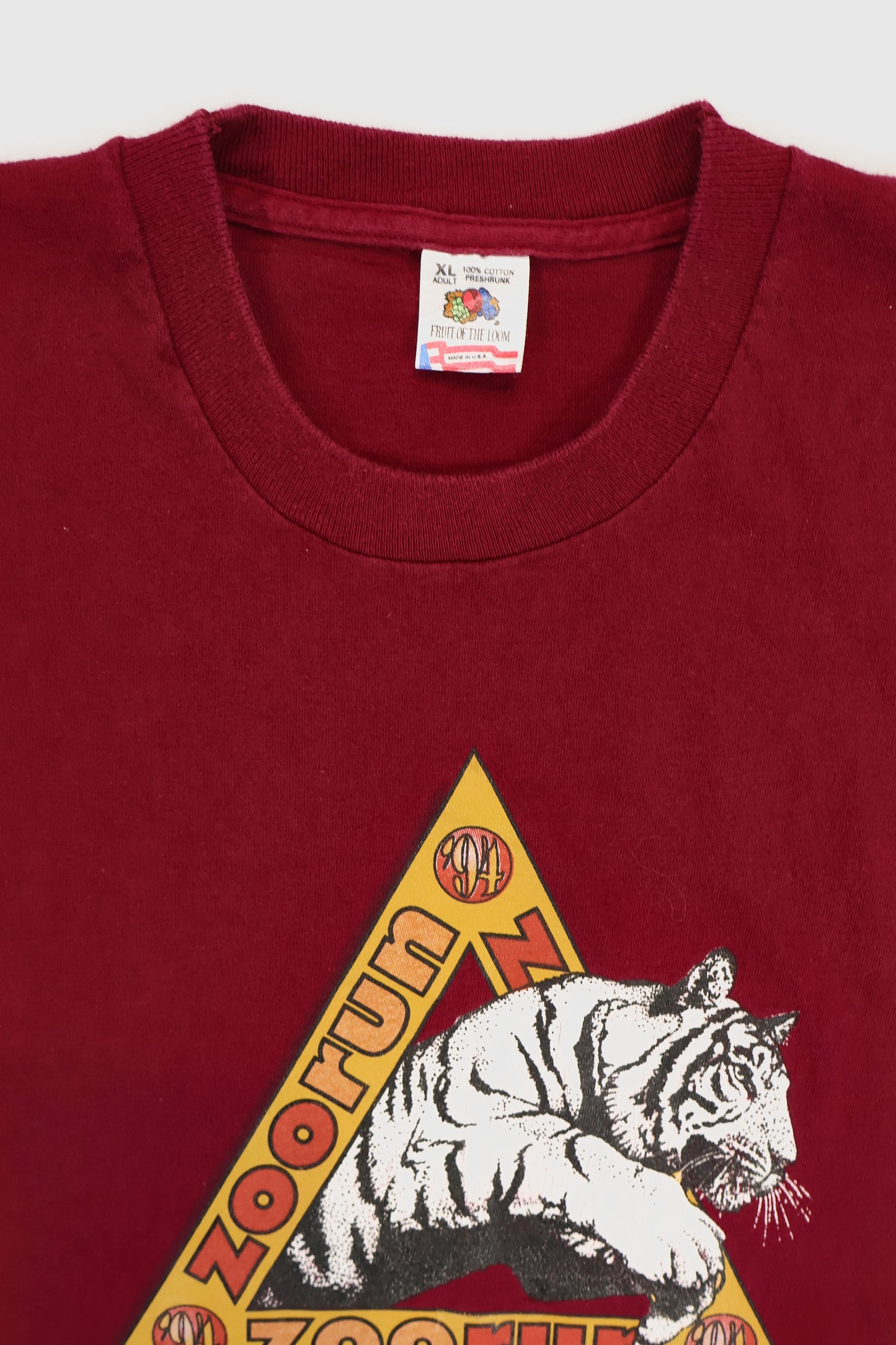 Vintage 1994 Omaha Zoo Run Tee Image 2